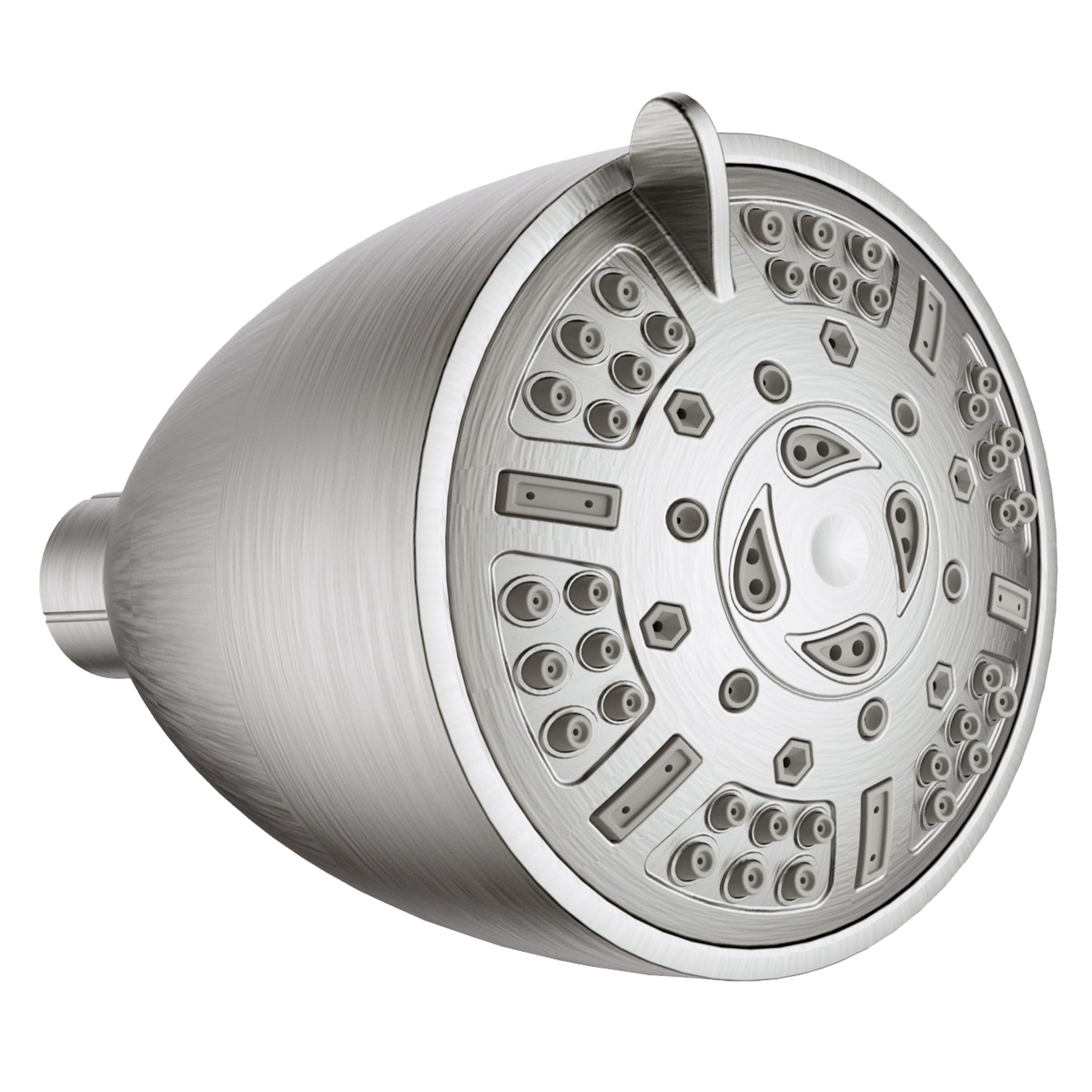 Wall-Mounted Round Shower System with Rough-in Valve,9-Function Hand Shower