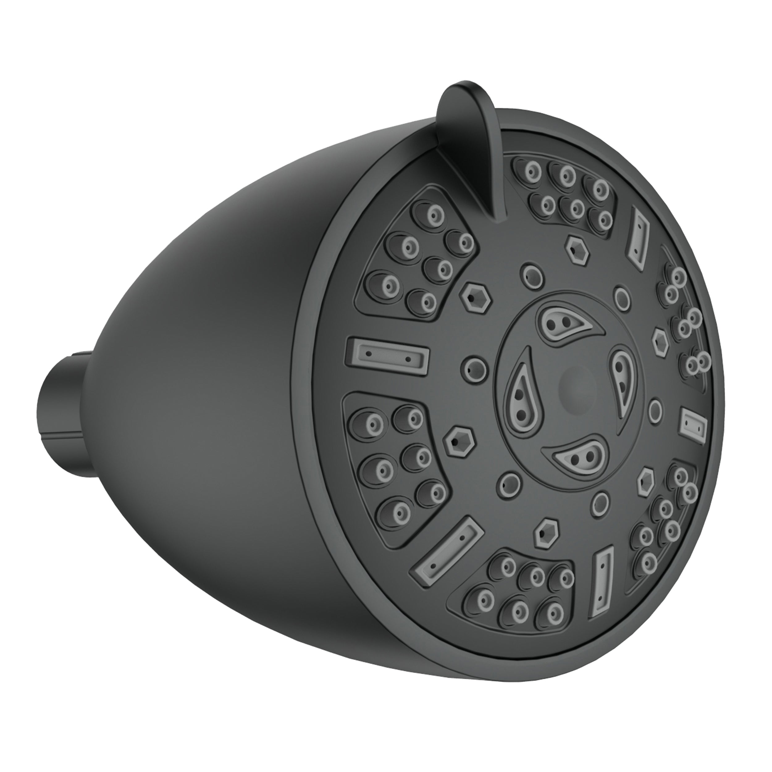 Wall-Mounted Round Shower System with Rough-in Valve,9-Function Hand Shower