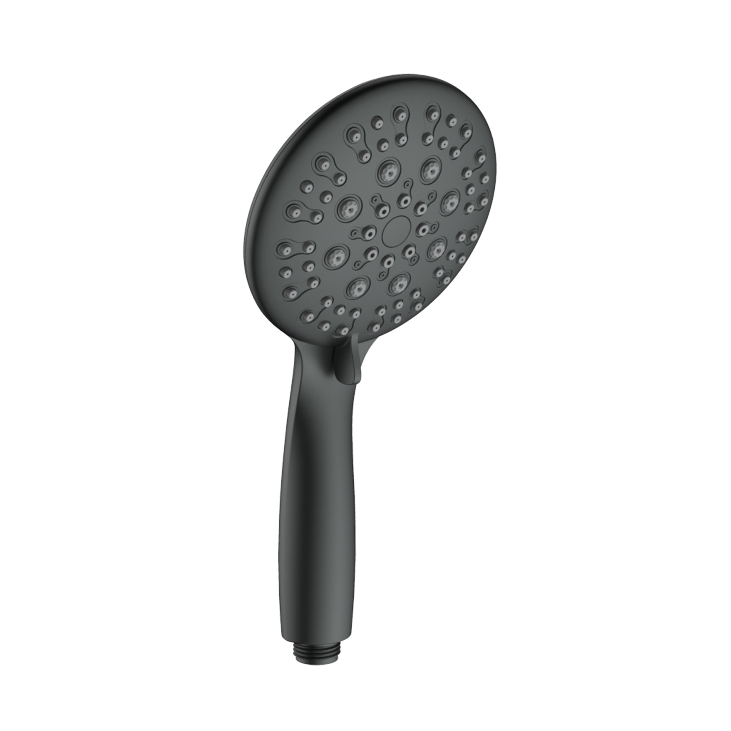 Wall-Mounted Round Shower System with Rough-in Valve,6-Function Hand Shower