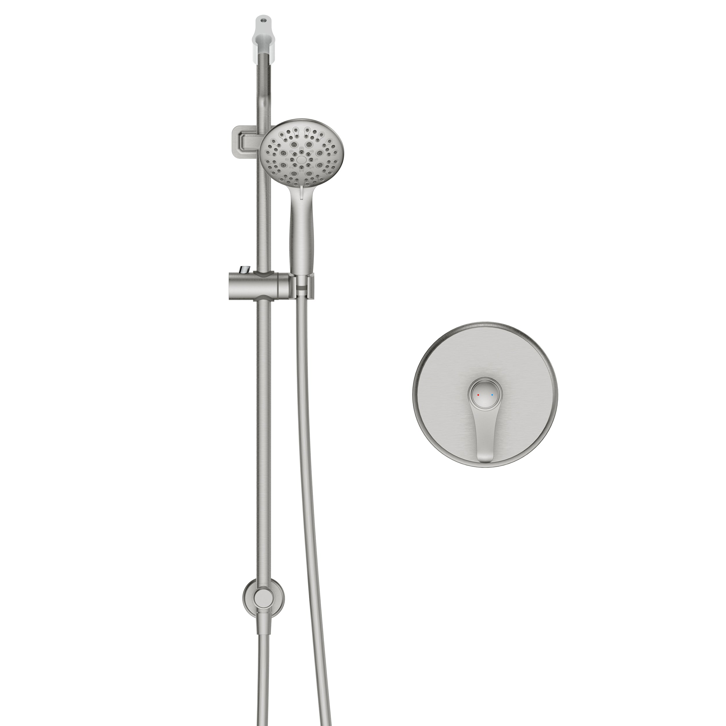 4 inch Wall-Mounted Shower System with Rough-in Valve with Rain Showerhead