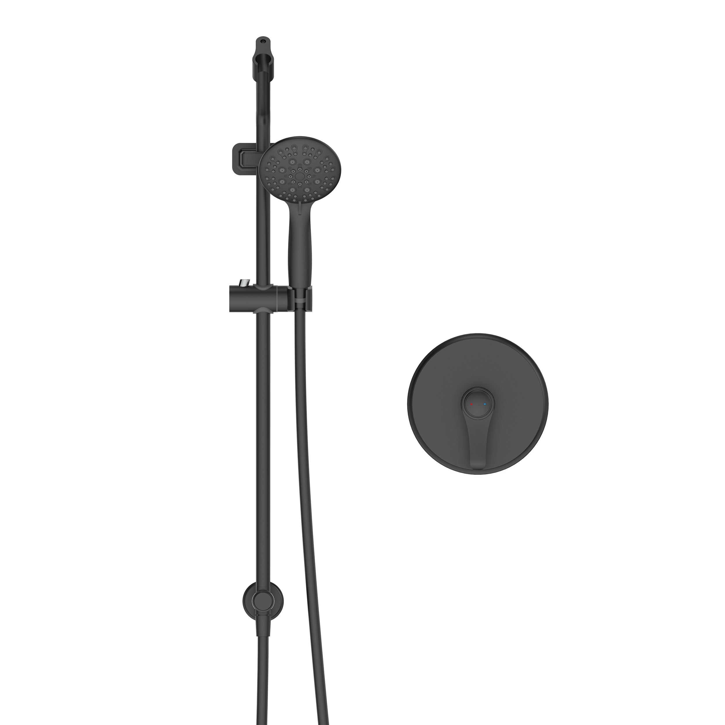 4 inch Wall-Mounted Shower System with Rough-in Valve with Rain Showerhead