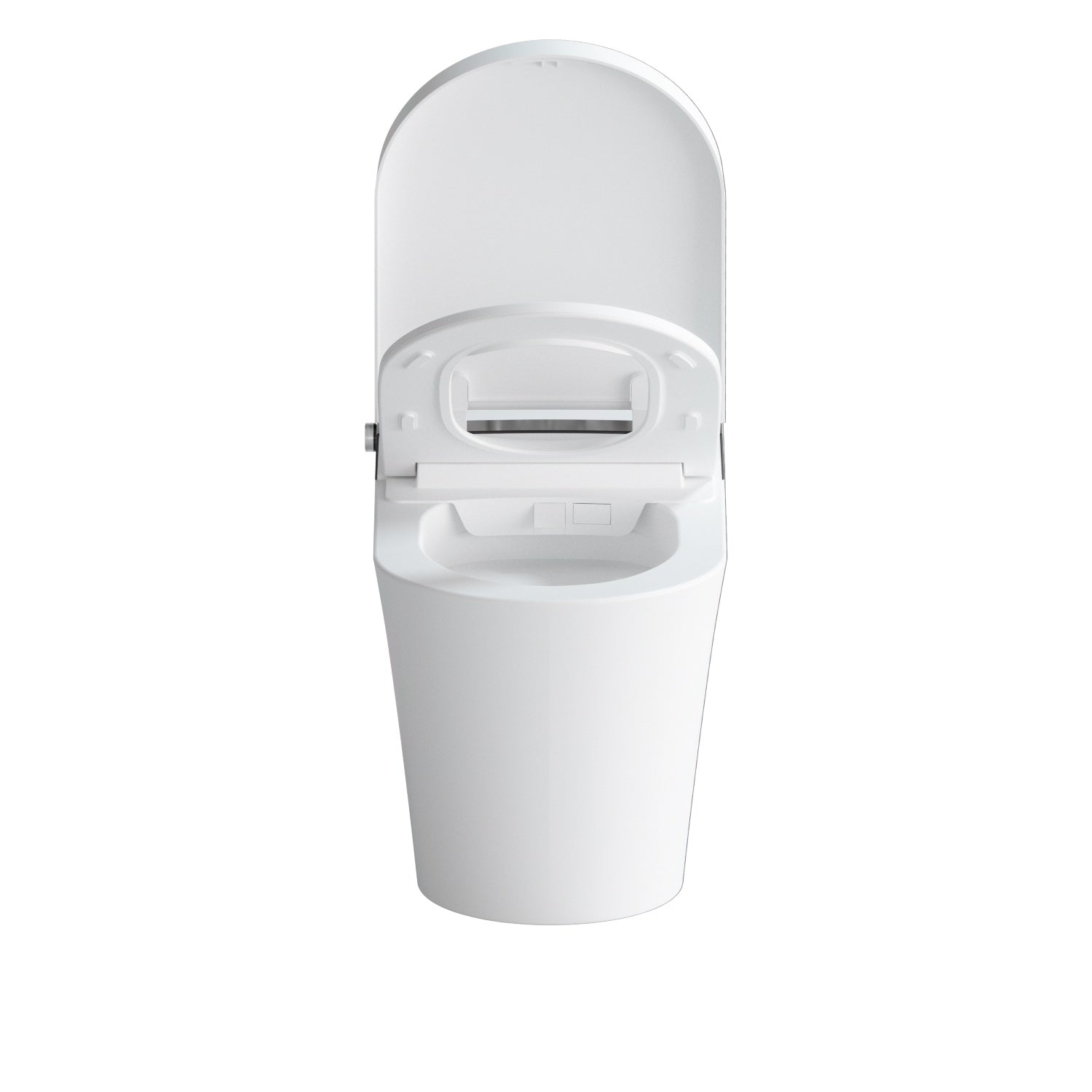 12 inch 1.28 GPF Vortex Siphonic U-shaped Smart Toilet in White Seat Included