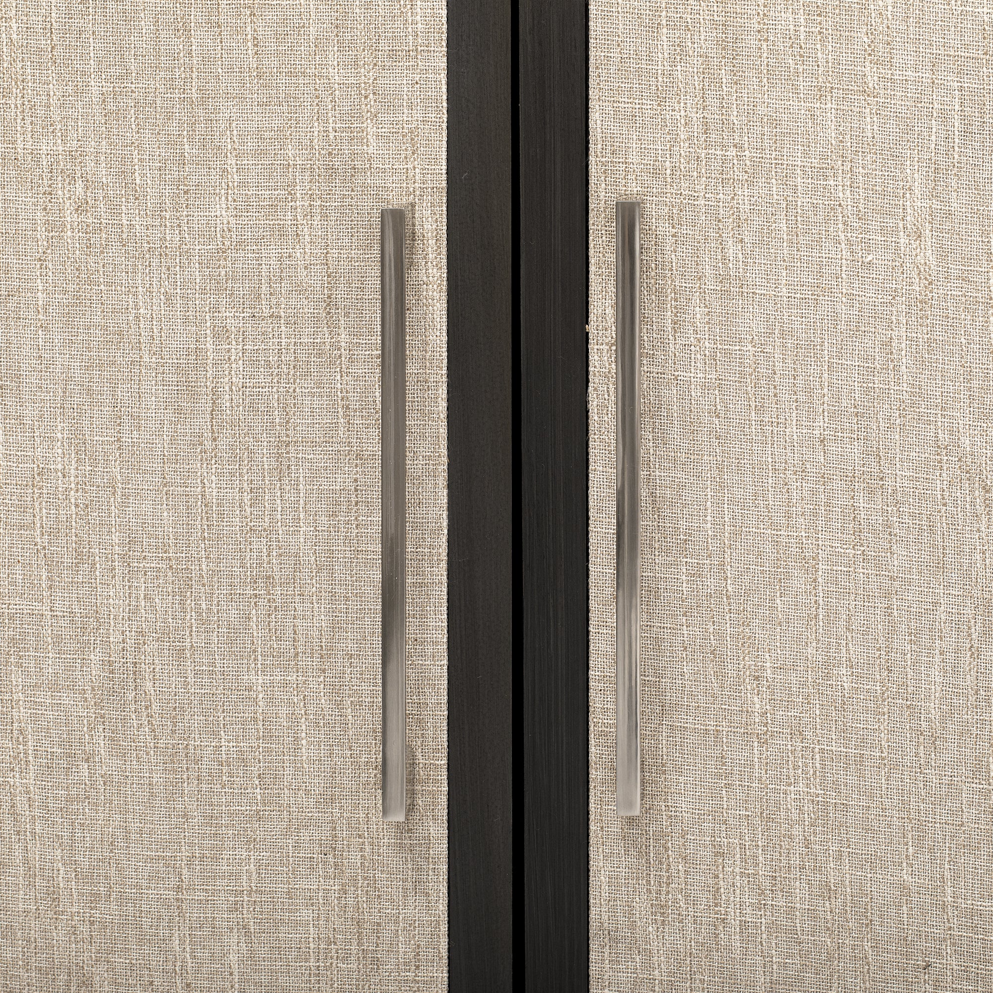 41" Tall MDF 4-door Accent Cabinet with Four Linen Cabinet Doors