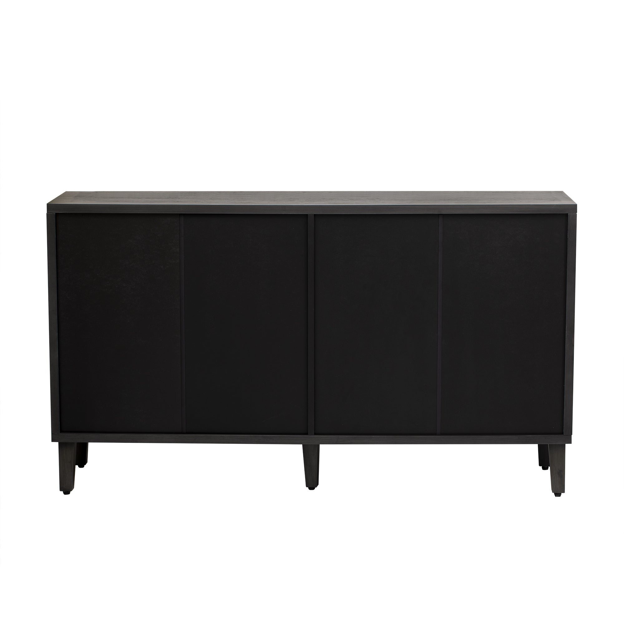 41" Tall MDF 4-door Accent Cabinet with Four Linen Cabinet Doors