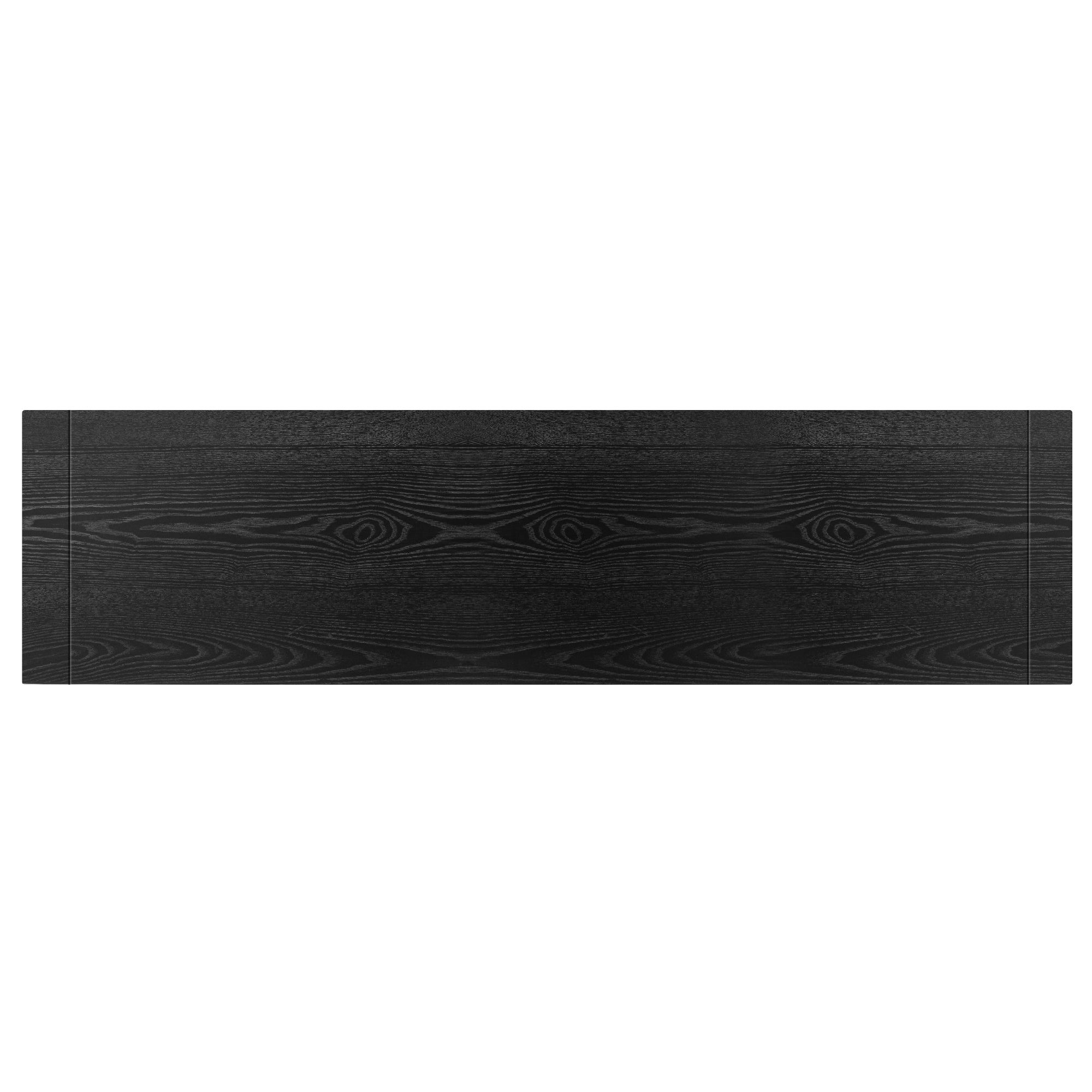 35" Tall MDF 4-door Accent Cabinet with 4 Metal handles and 4 Shelves