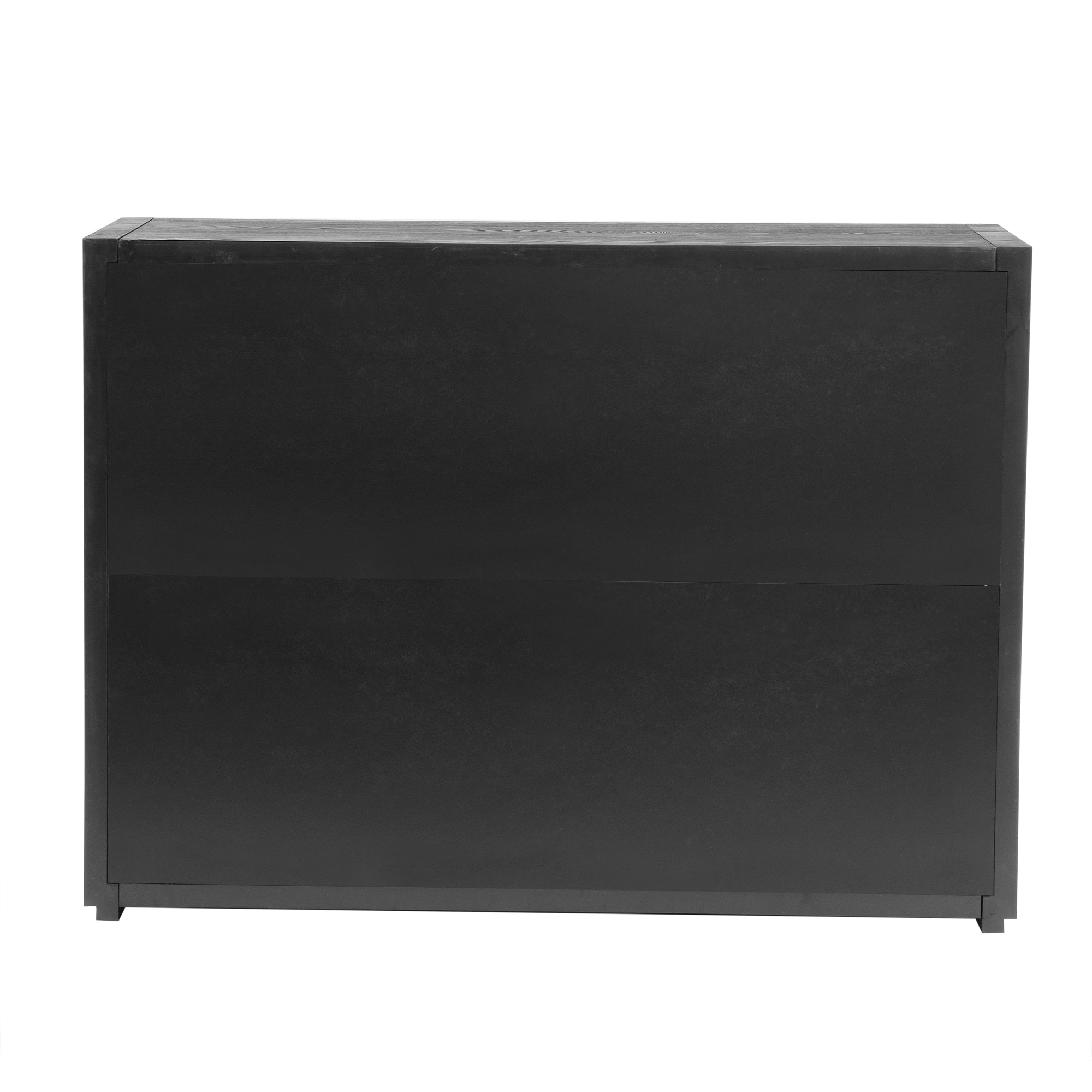 35" Tall MDF 3-door Accent Cabinet with Adjustable Shelf