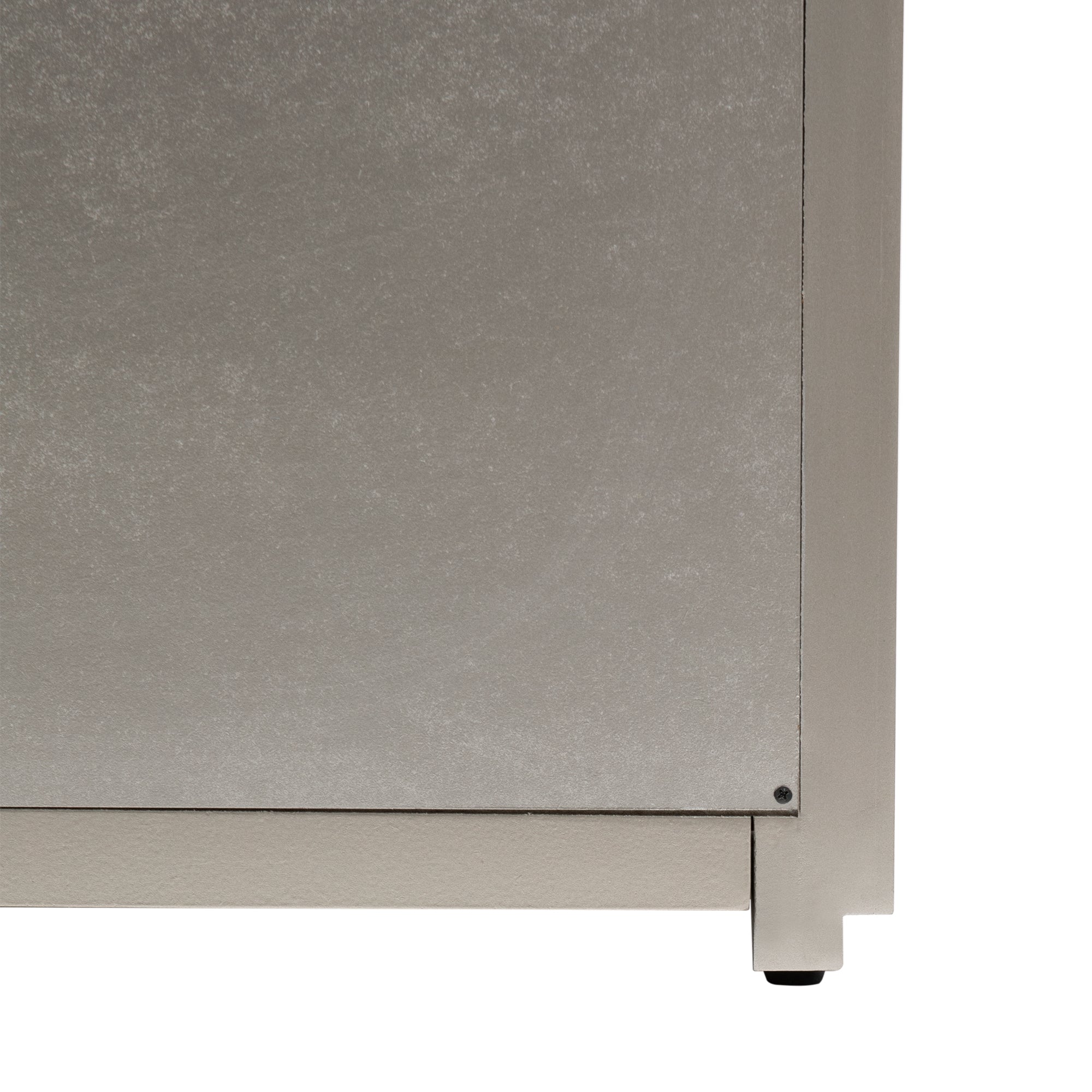 35" Tall MDF 3-door Accent Cabinet with Adjustable Shelf