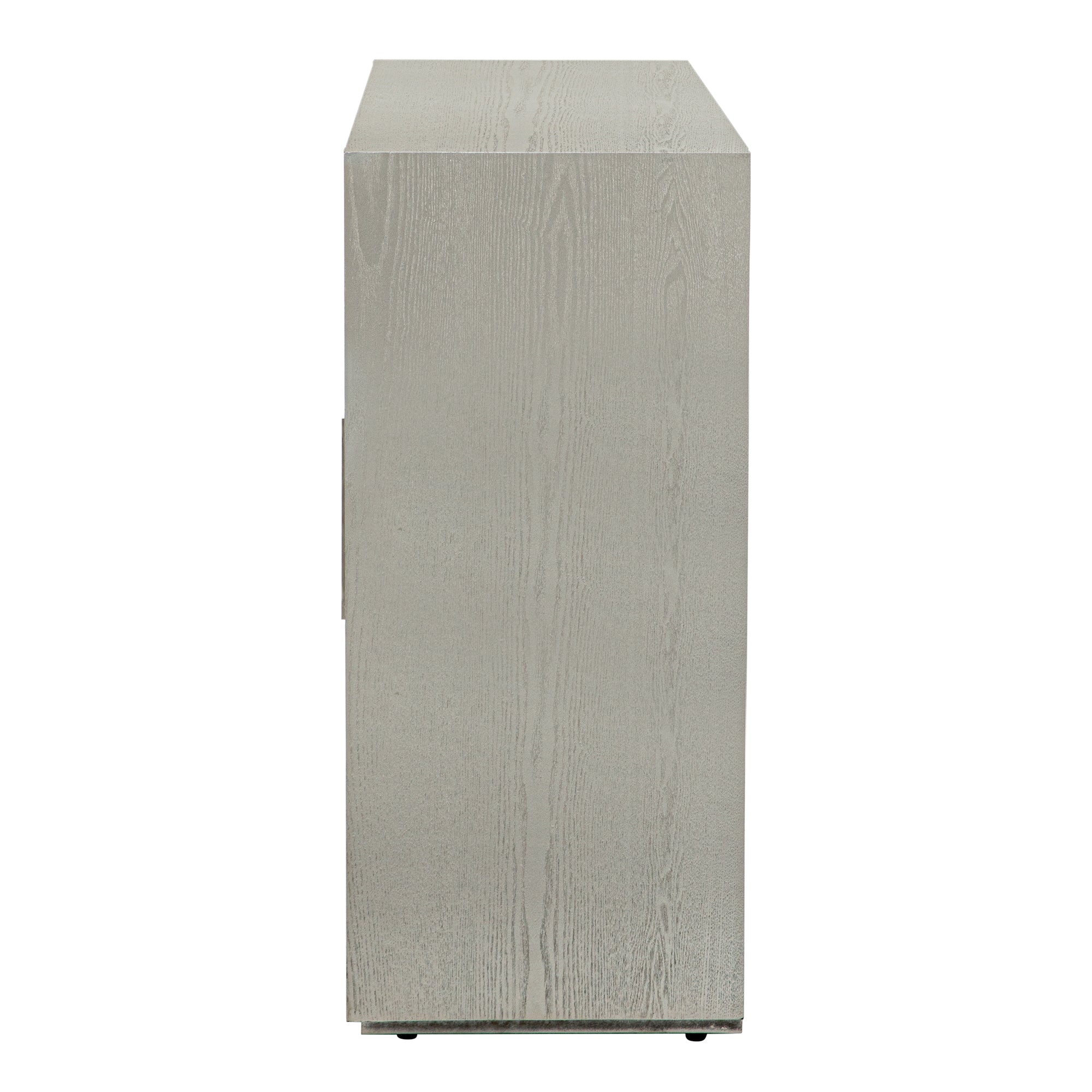 35" Tall MDF 3-door Accent Cabinet with Adjustable Shelf