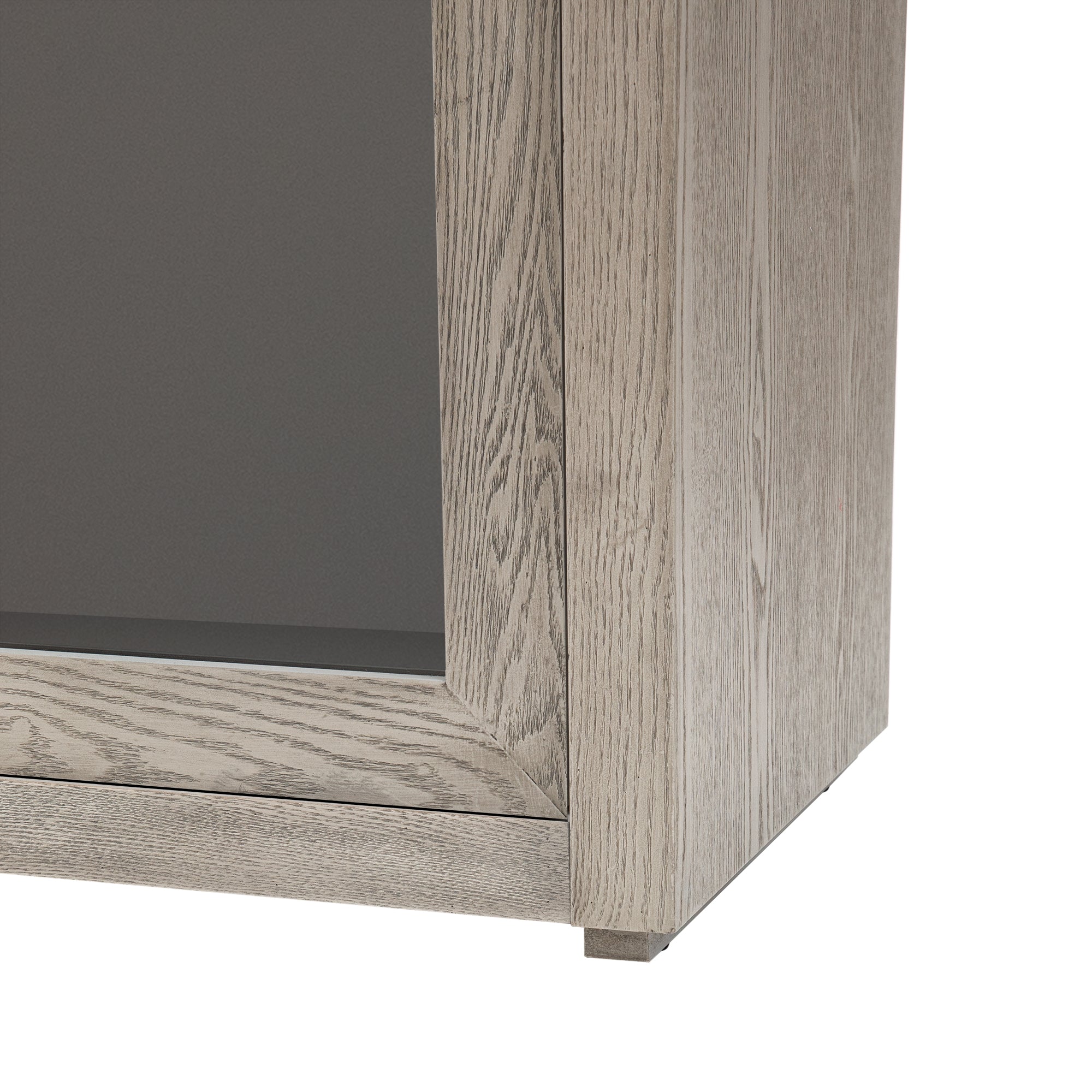 35" Tall MDF 3-door Accent Cabinet with Adjustable Shelf