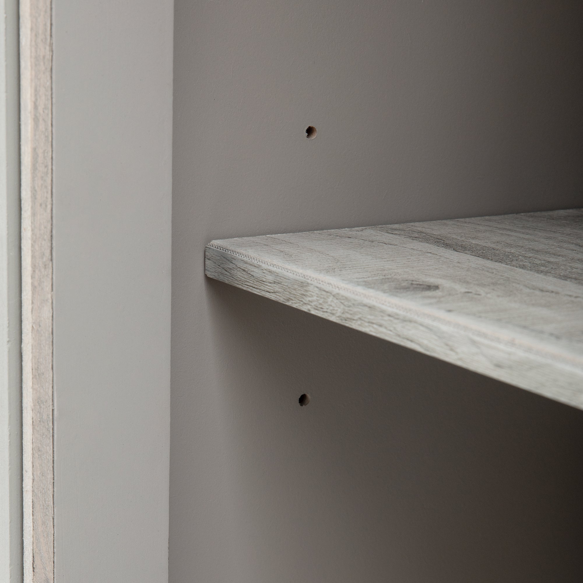 35" Tall MDF 3-door Accent Cabinet with Adjustable Shelf