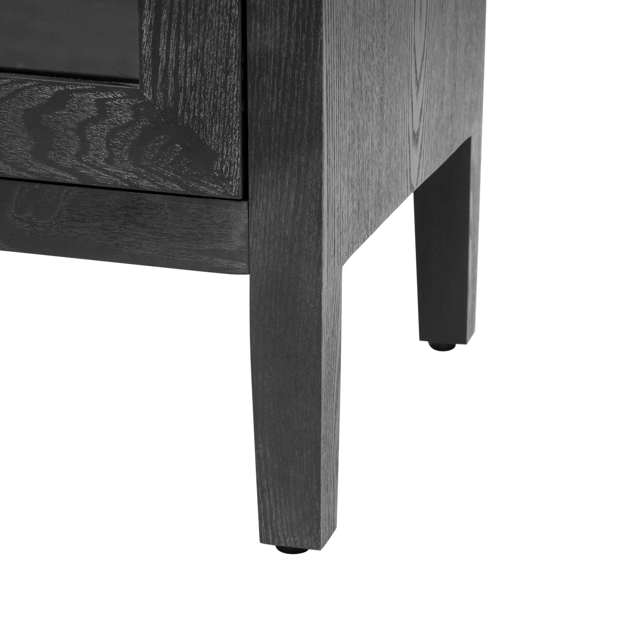 34" Tall MDF 2-door Accent Cabinet with Adjustable Shelf