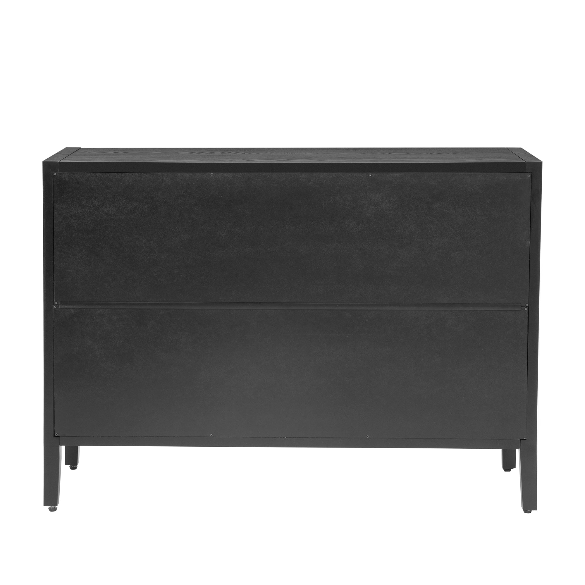34" Tall MDF 2-door Accent Cabinet with Adjustable Shelf