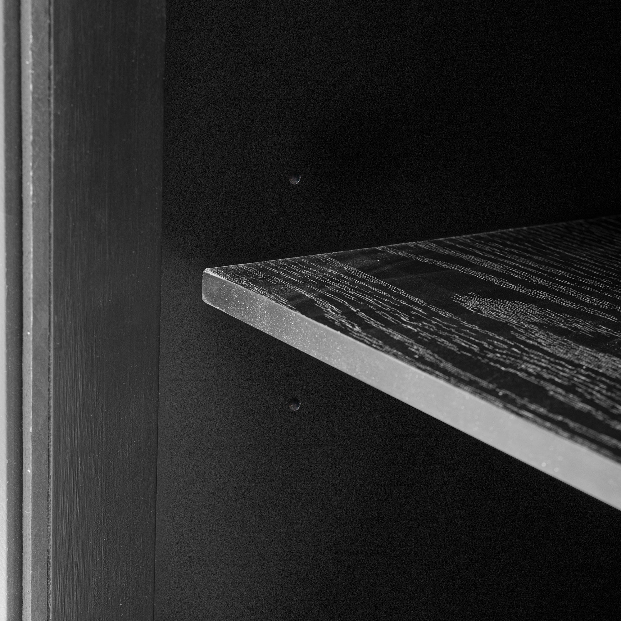 34" Tall MDF 2-door Accent Cabinet with Adjustable Shelf