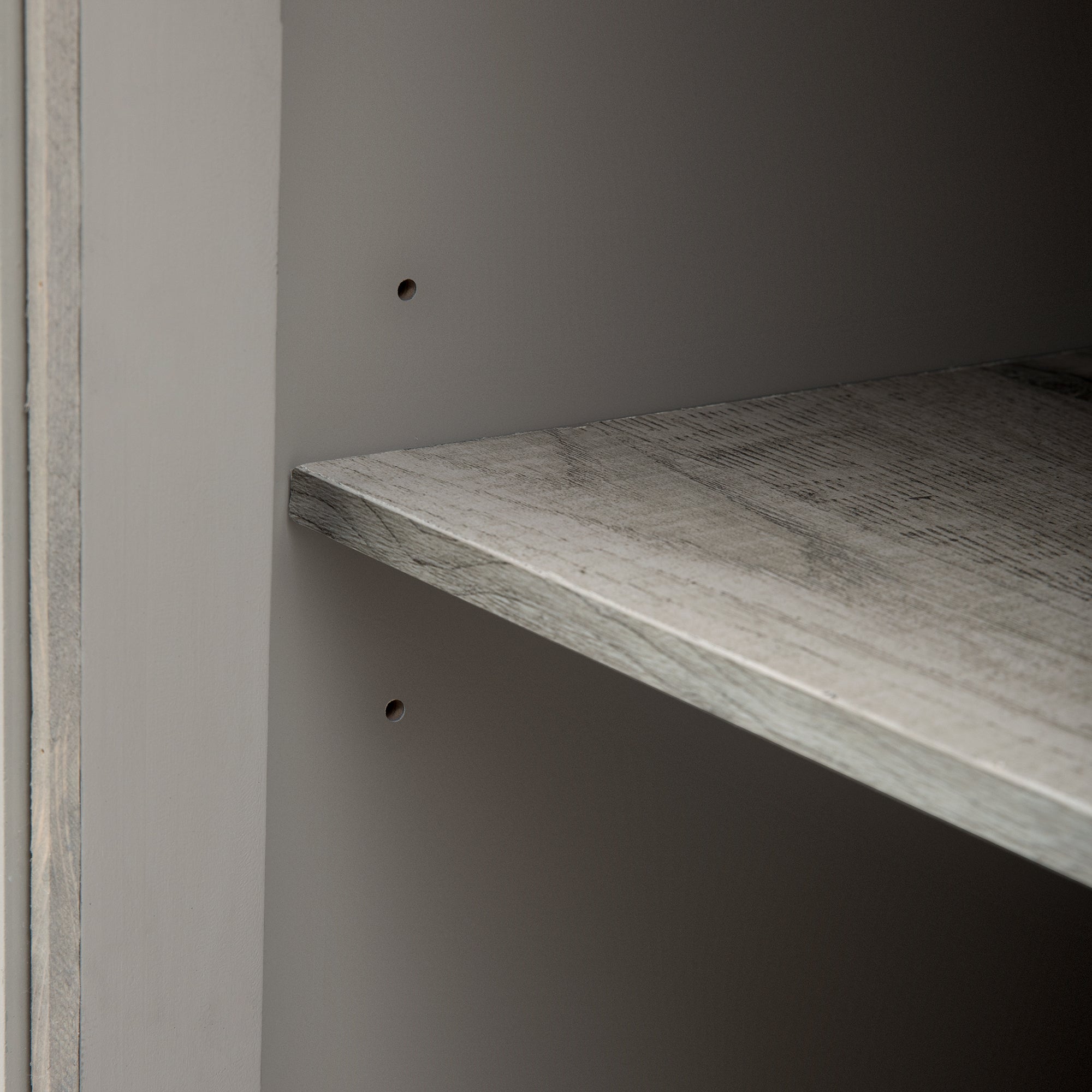 34" Tall MDF 2-door Accent Cabinet with Adjustable Shelf