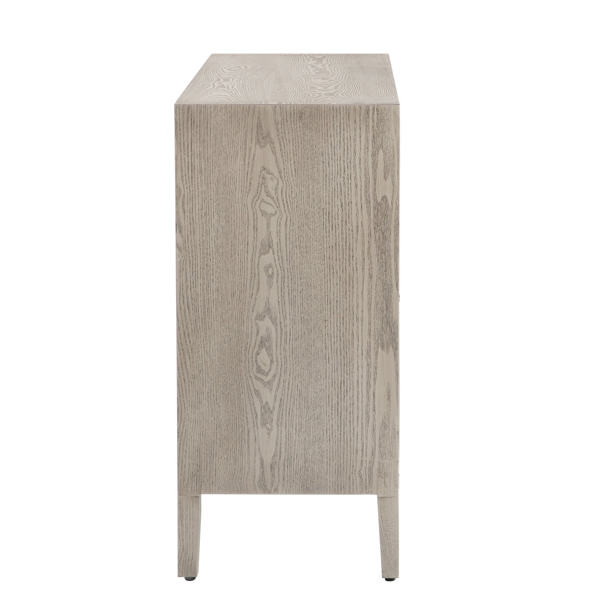 34" Tall MDF 2-door Accent Cabinet with Adjustable Shelf