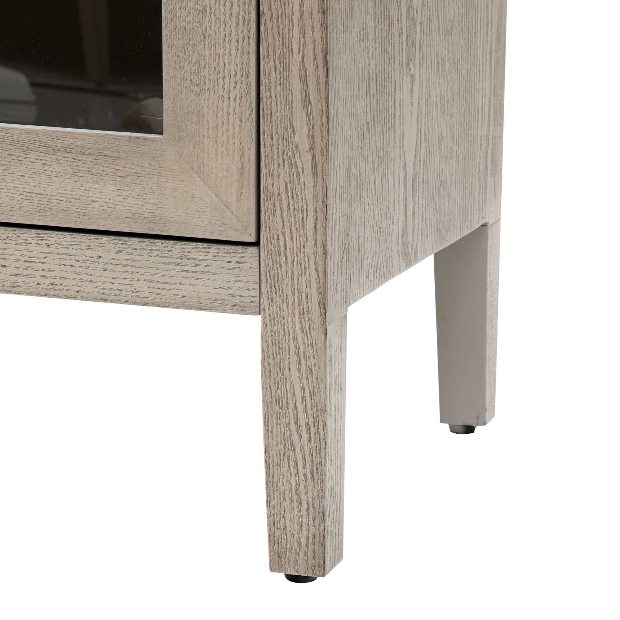 34" Tall MDF 2-door Accent Cabinet with Adjustable Shelf
