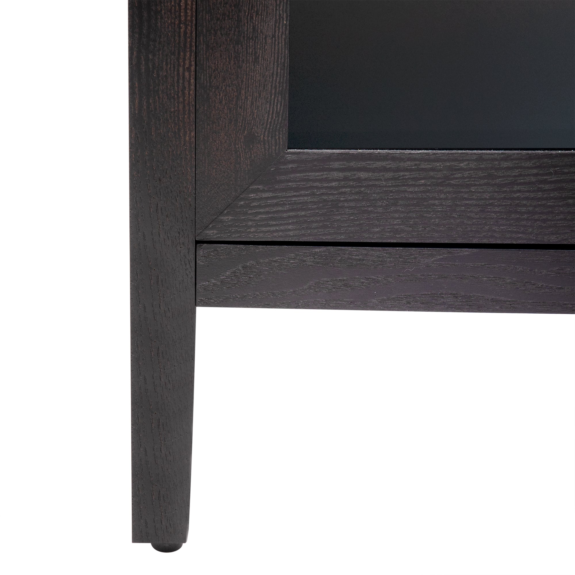 34" Tall MDF 2-door Accent Cabinet with Adjustable Shelf