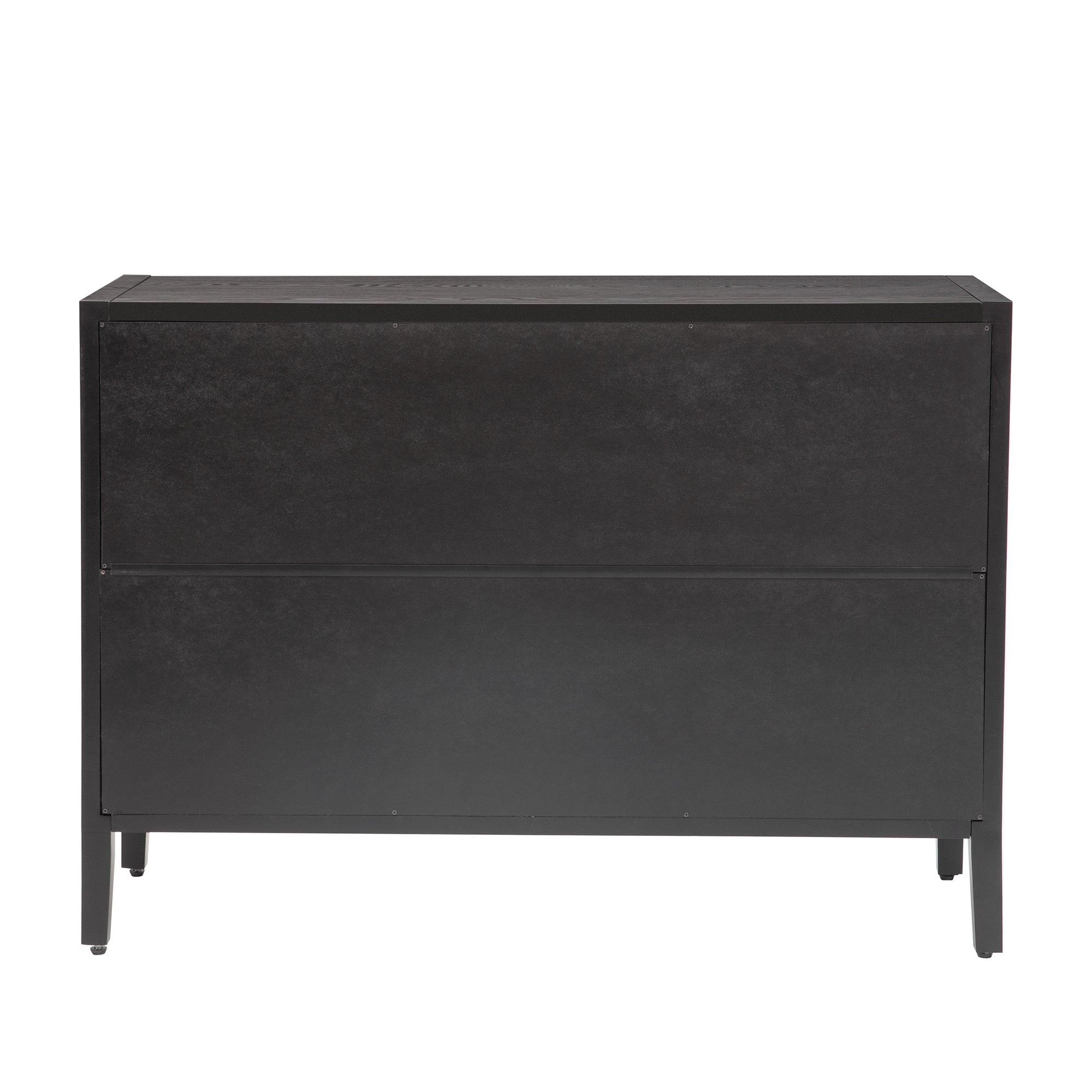 34" Tall MDF 2-door Accent Cabinet with Adjustable Shelf