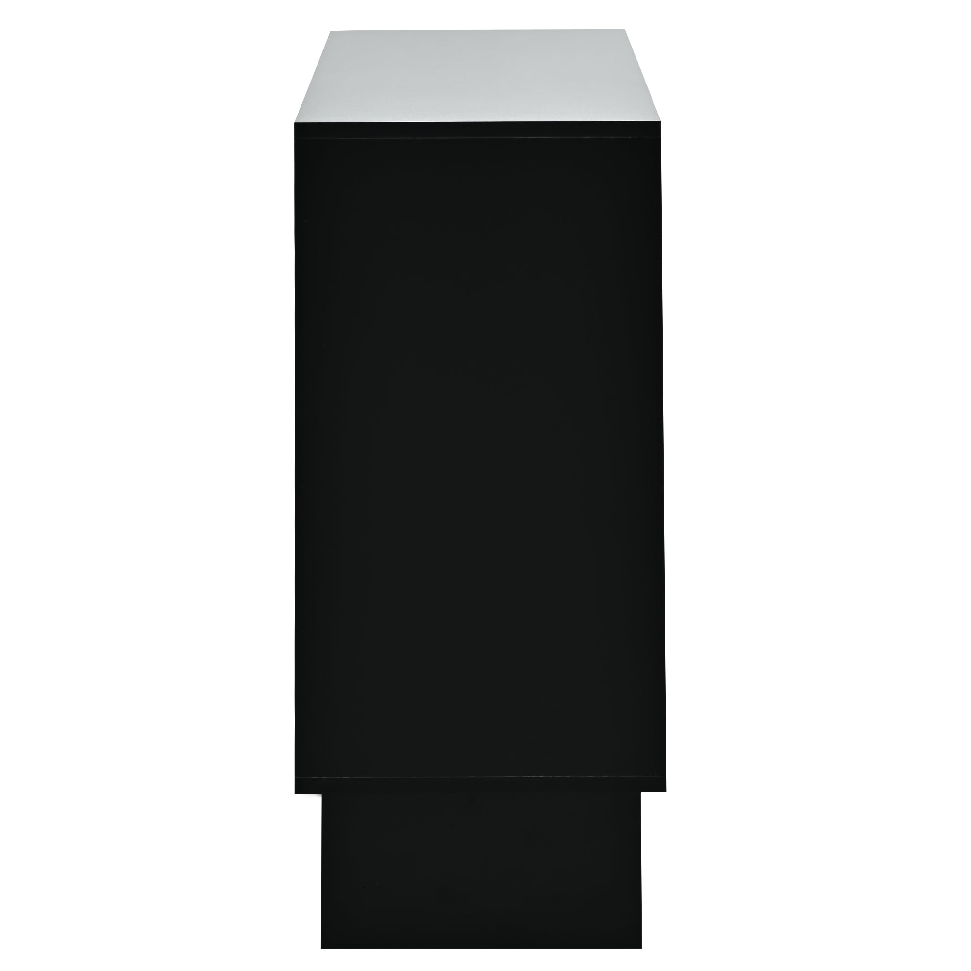32" Tall MDF 3-door Accent Cabinet with Adjustable Shelves