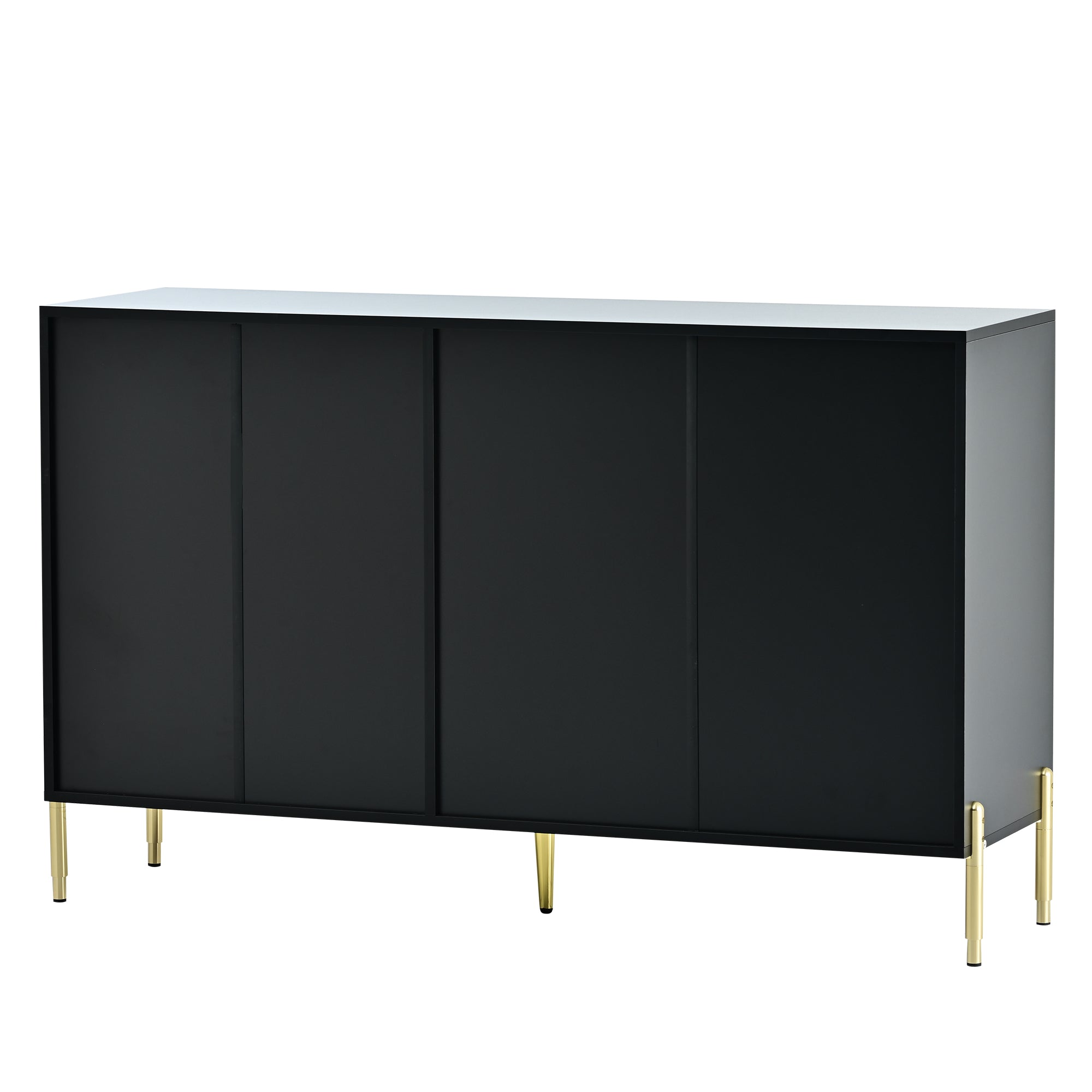 34" Tall MDF 2-door Accent Cabinet with Adjustable Shelves