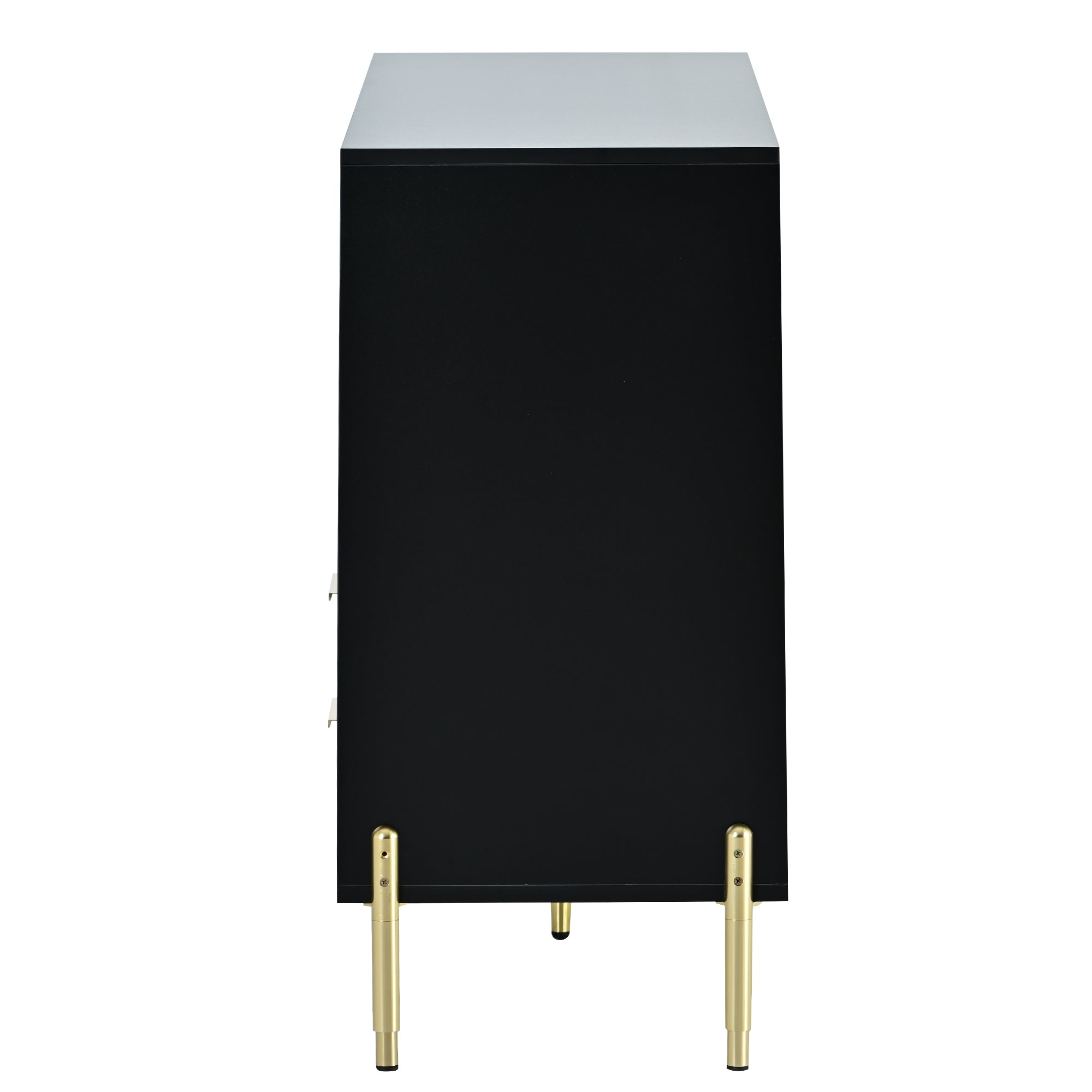 34" Tall MDF 2-door Accent Cabinet with Adjustable Shelves