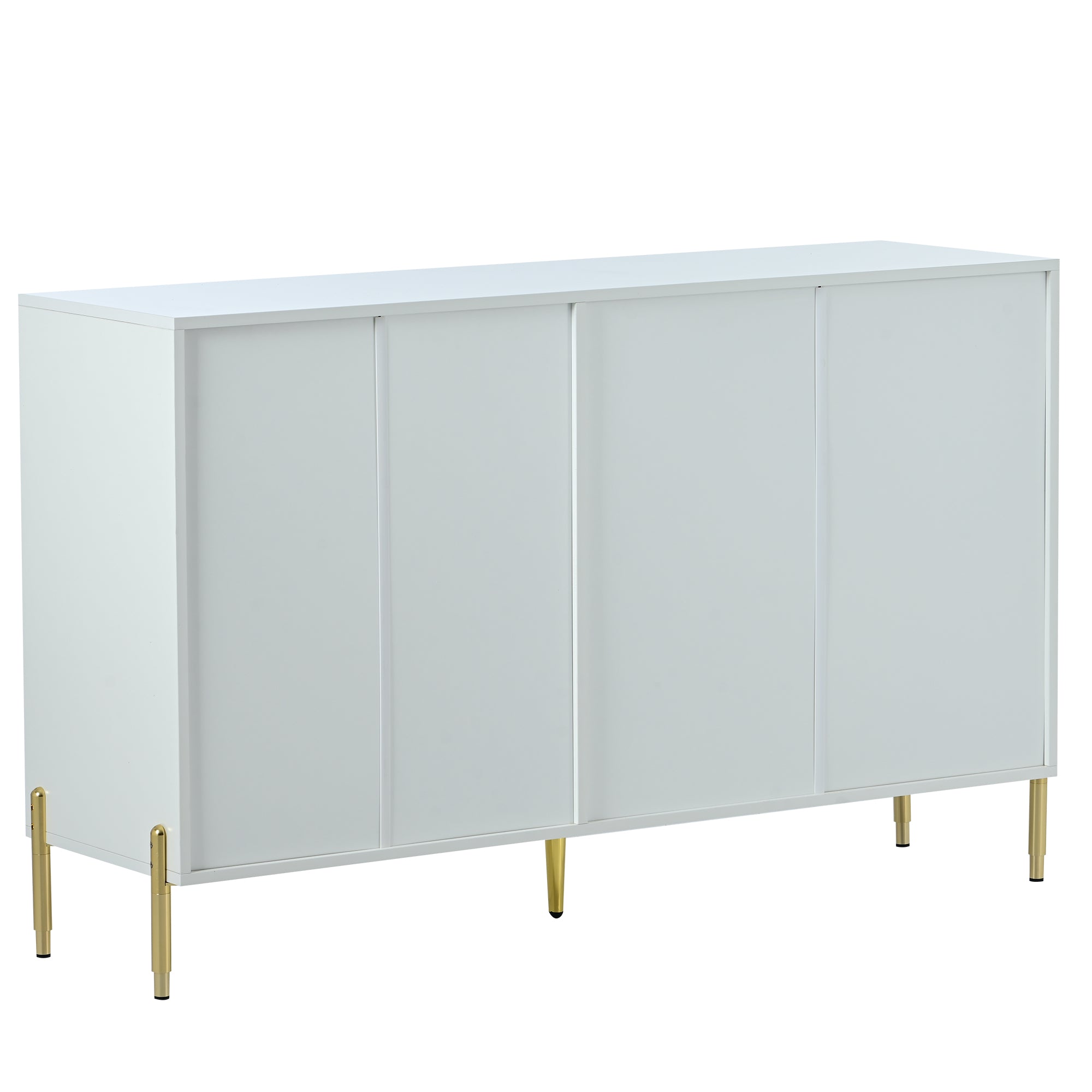 34" Tall MDF 2-door Accent Cabinet with Adjustable Shelves