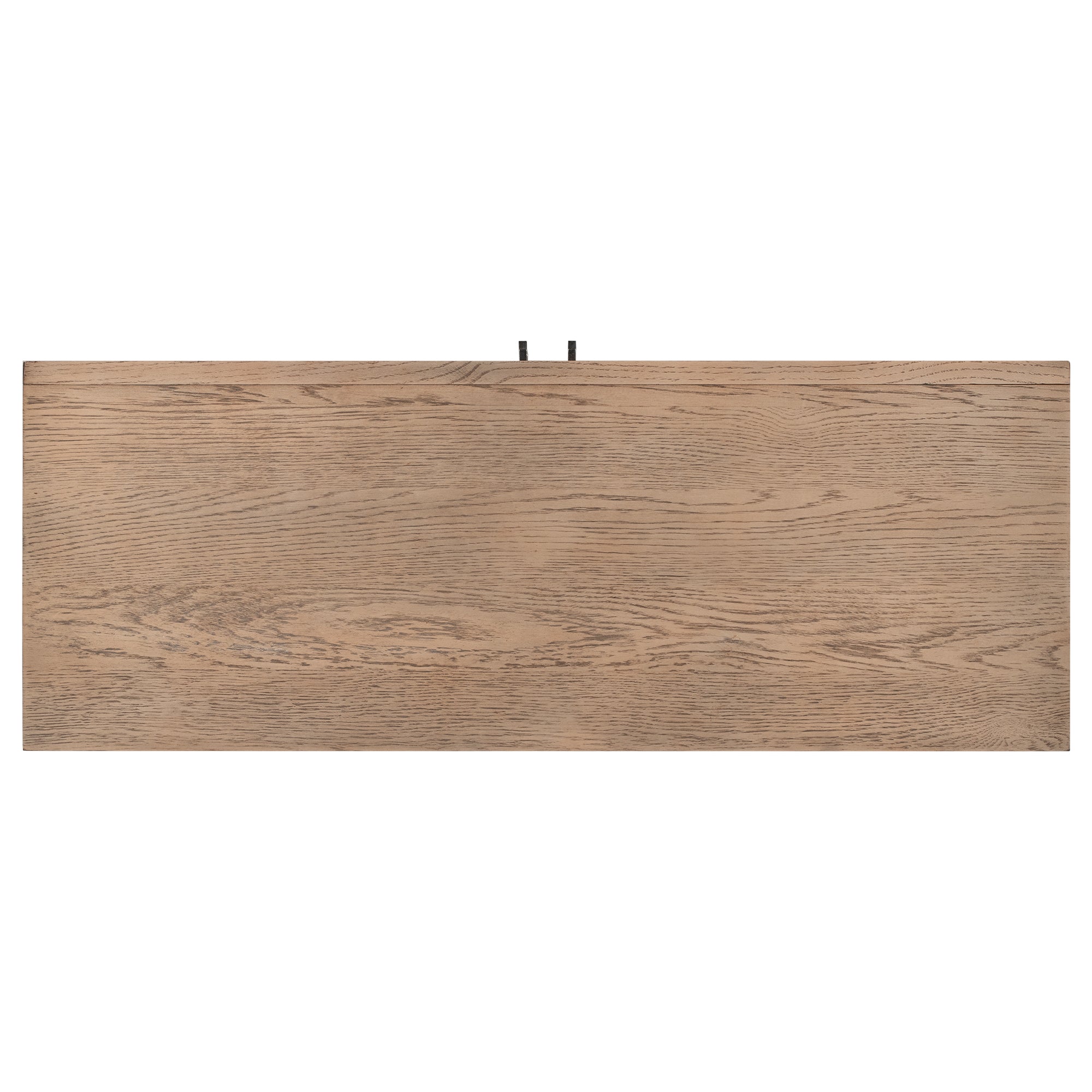 34" Tall MDF 2-Door Accent Cabinet with 2 Metal Handles