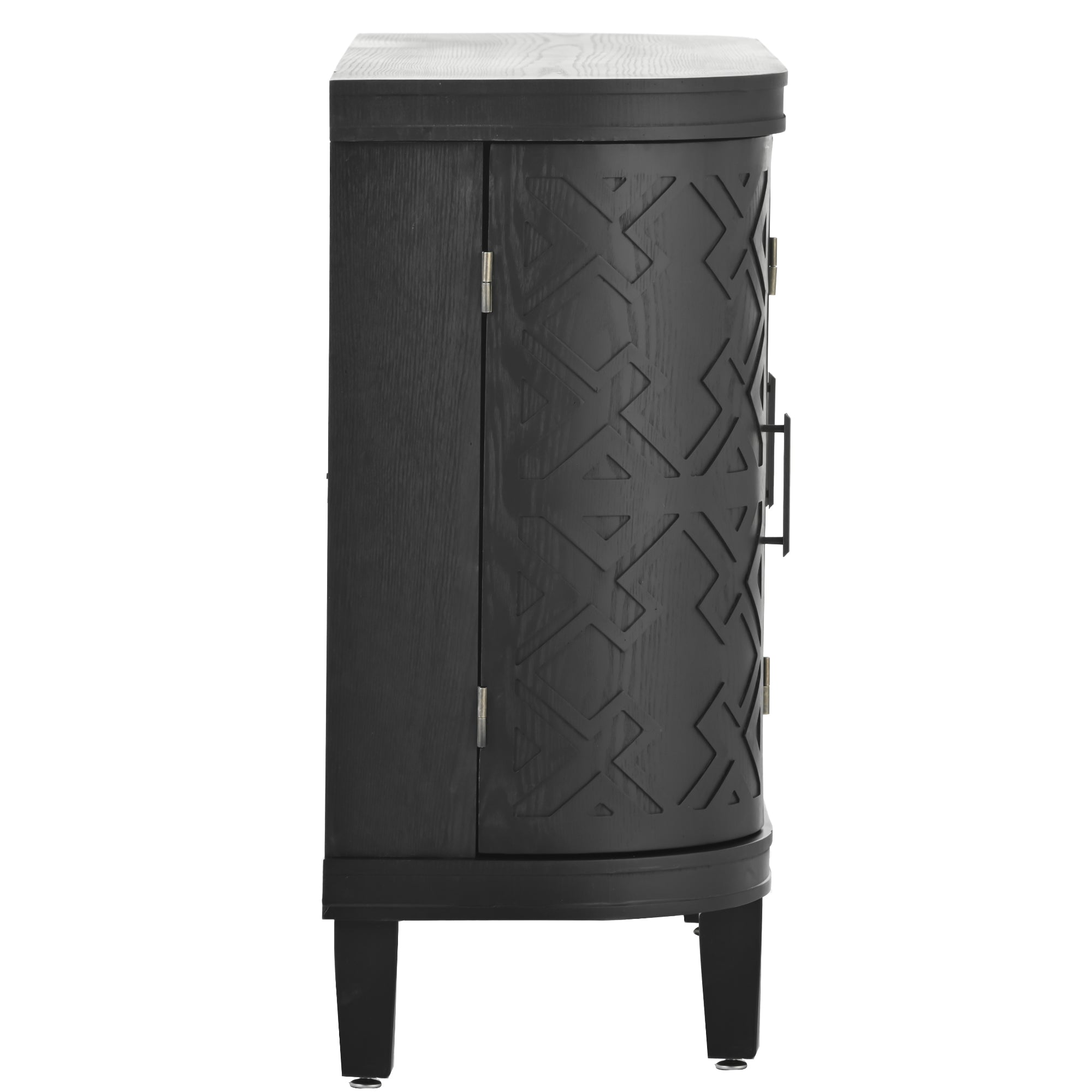 34 Inch MDF 4-door Accent Storage Cabinet