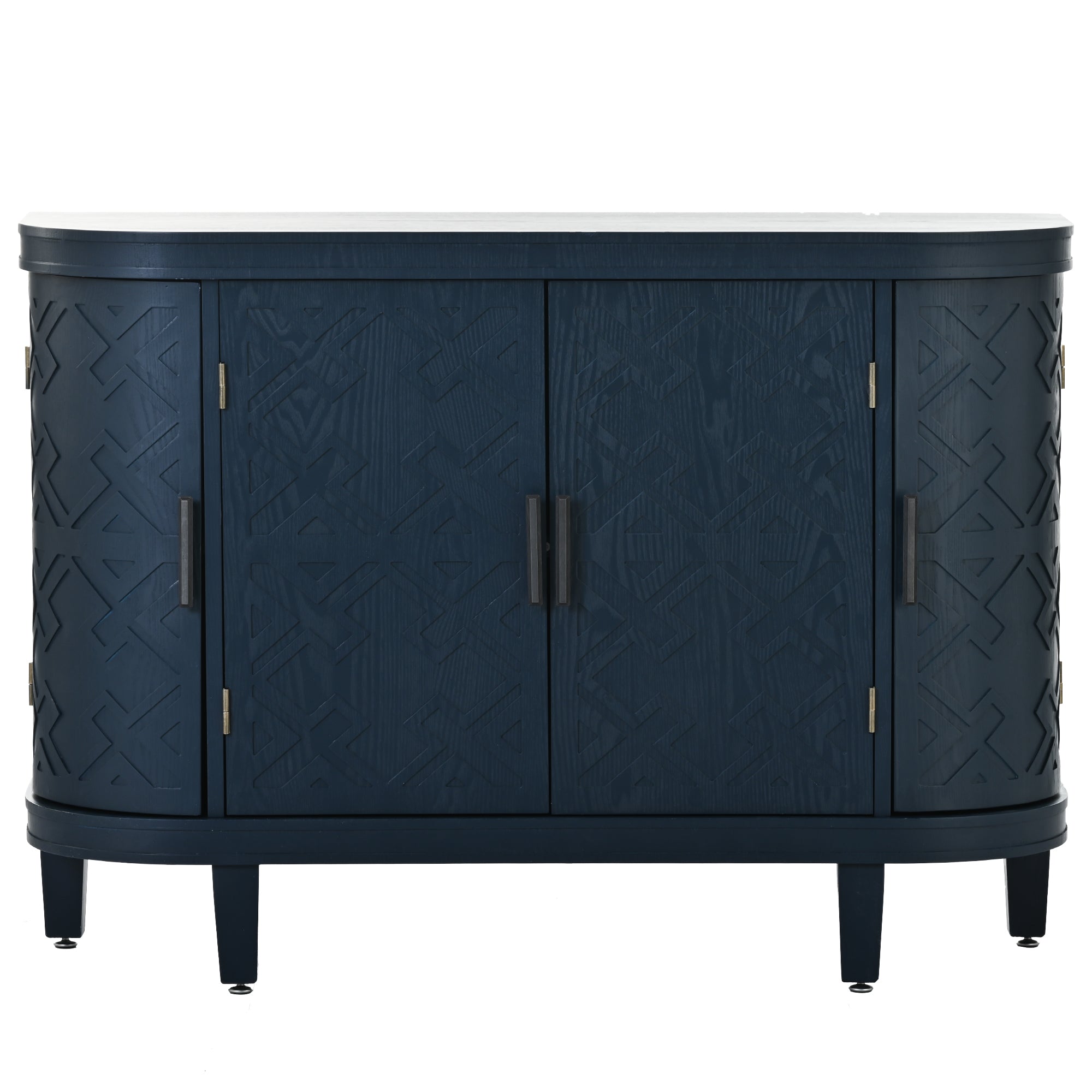 34 Inch MDF 4-door Accent Storage Cabinet