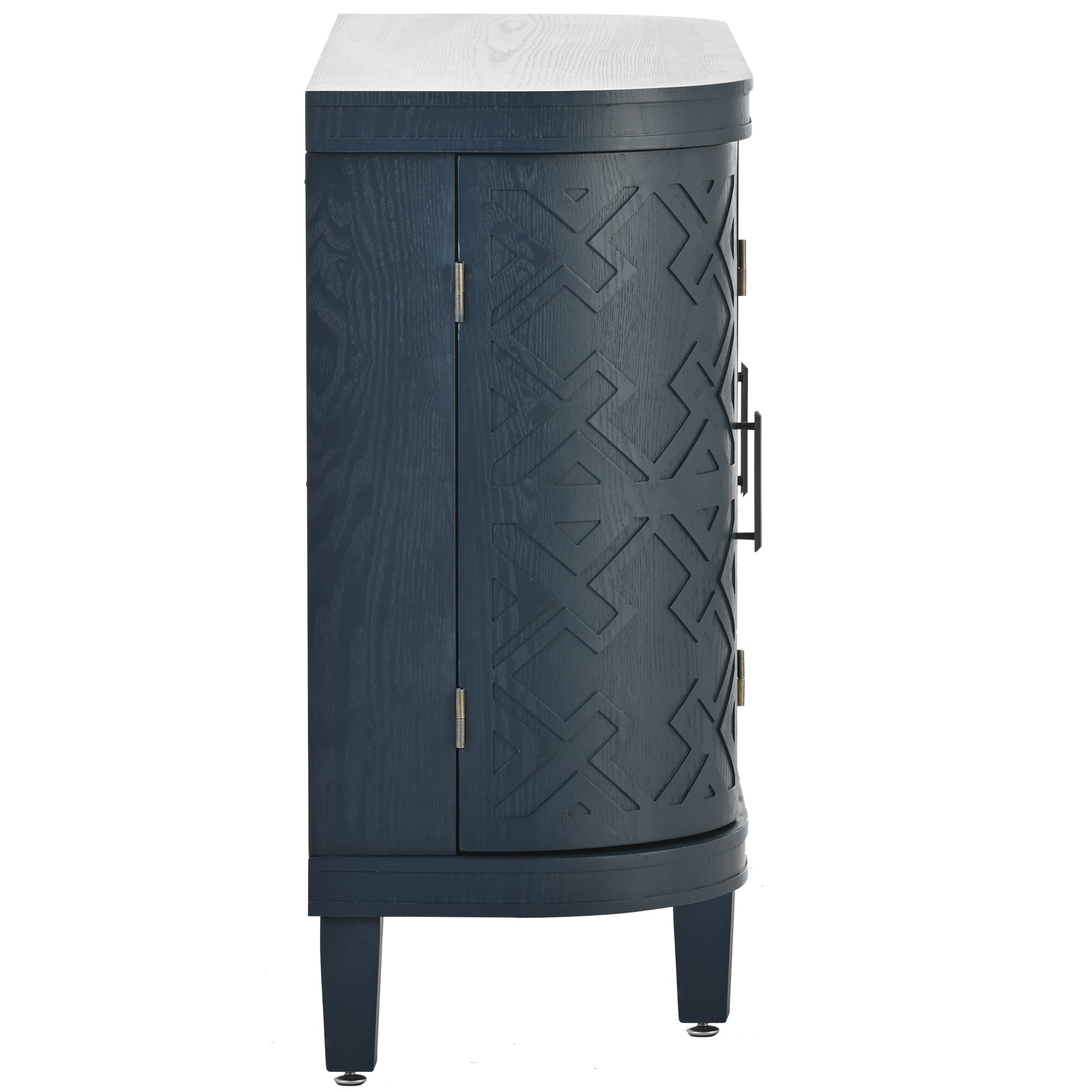 34 Inch MDF 4-door Accent Storage Cabinet