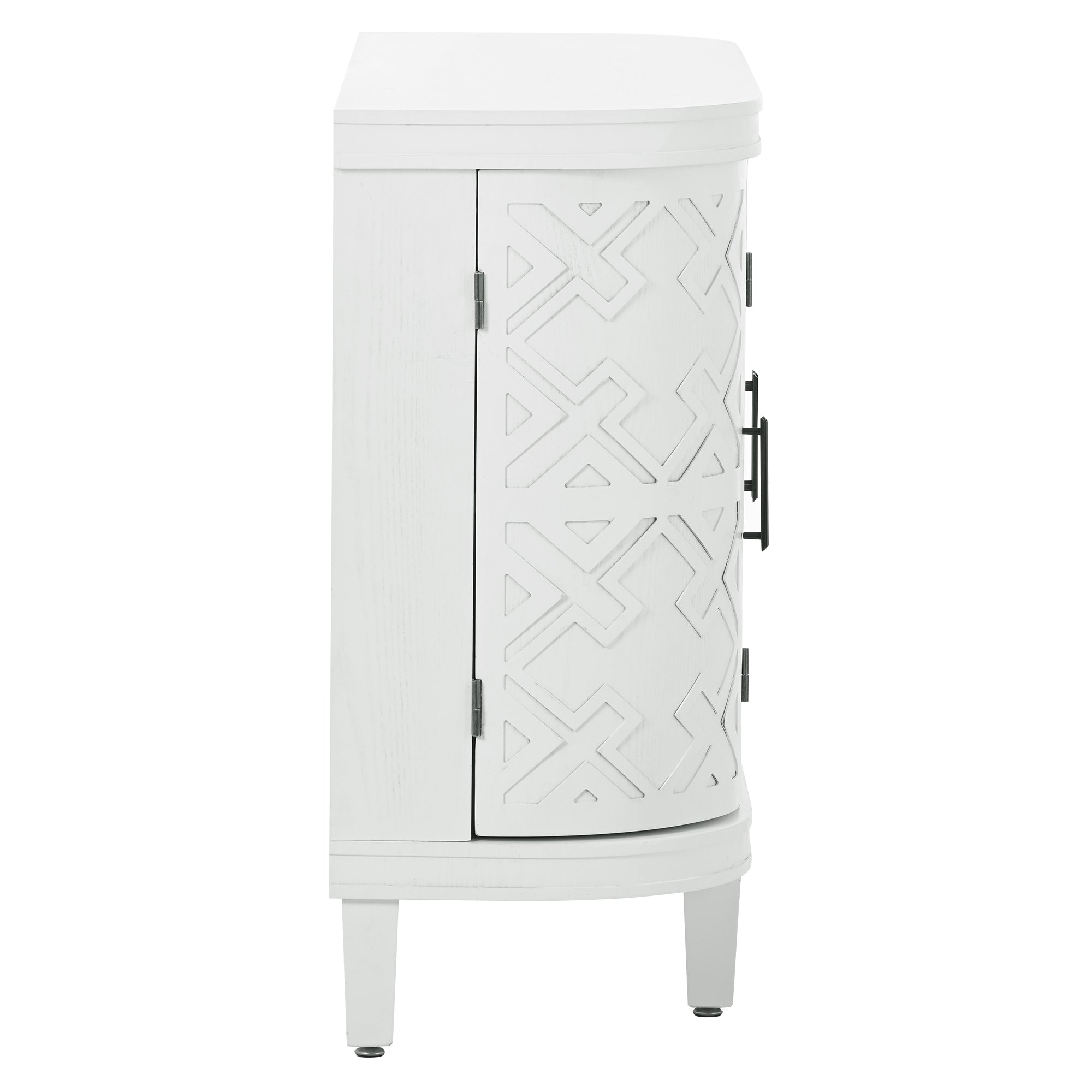 34 Inch MDF 4-door Accent Storage Cabinet