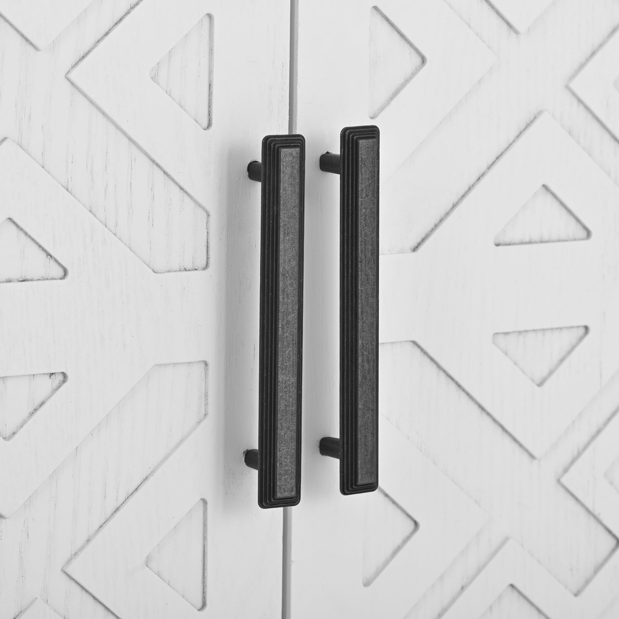 34 Inch MDF 4-door Accent Storage Cabinet
