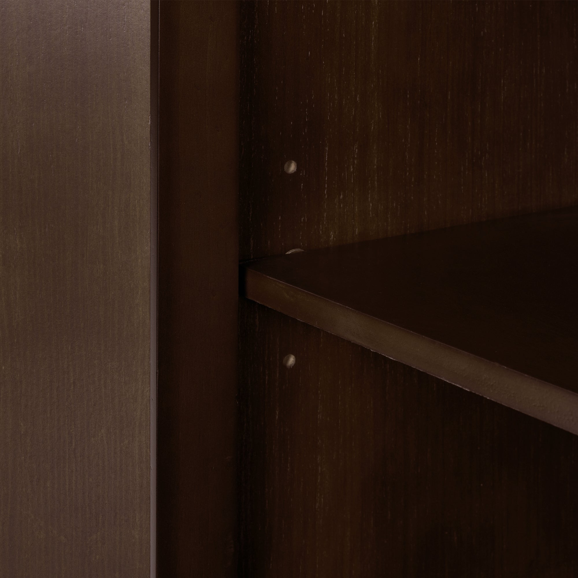 32" Tall MDF 3-door Accent Storage Cabinet with Adjustable Shelf