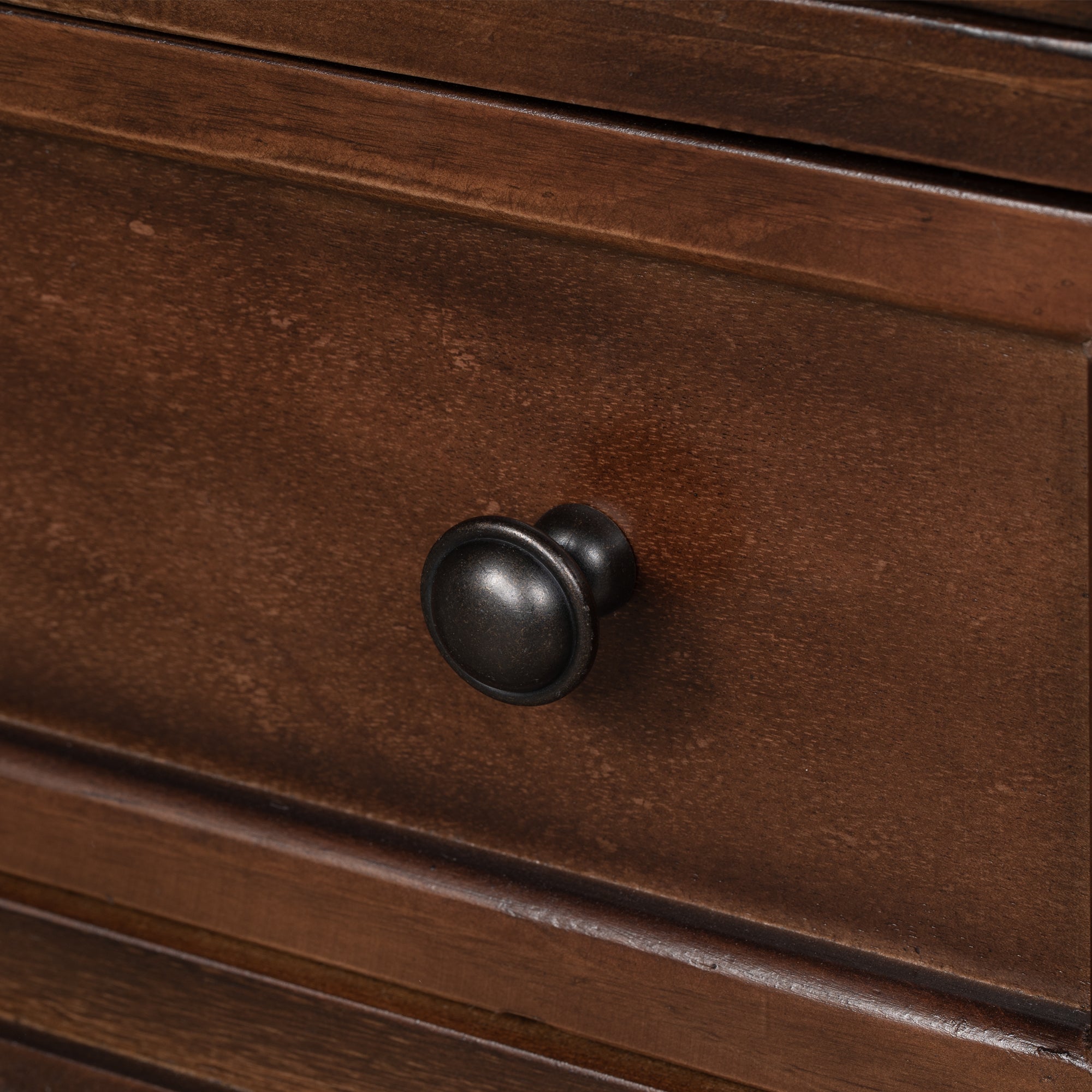 3-Drawer Storage Wood Cabinet End Table with Pull out Tray