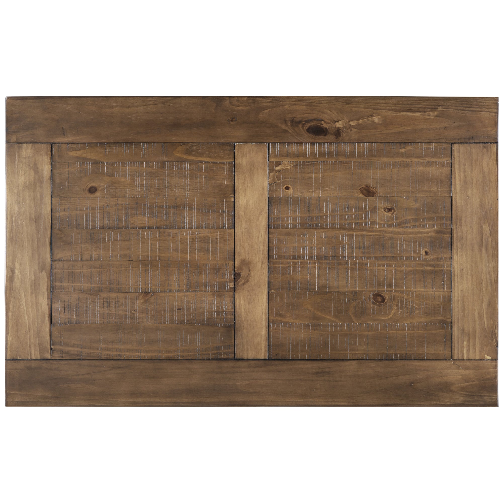 45 Inch Solid Pine Wood Coffee Table with Storage