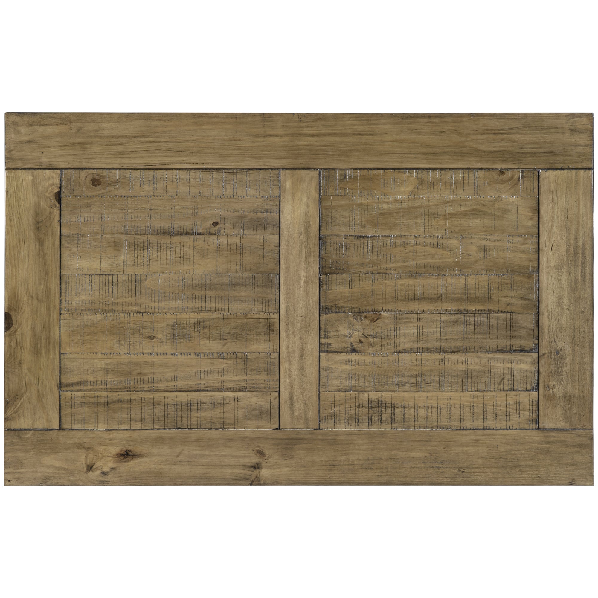 45 Inch Solid Pine Wood Coffee Table with Storage
