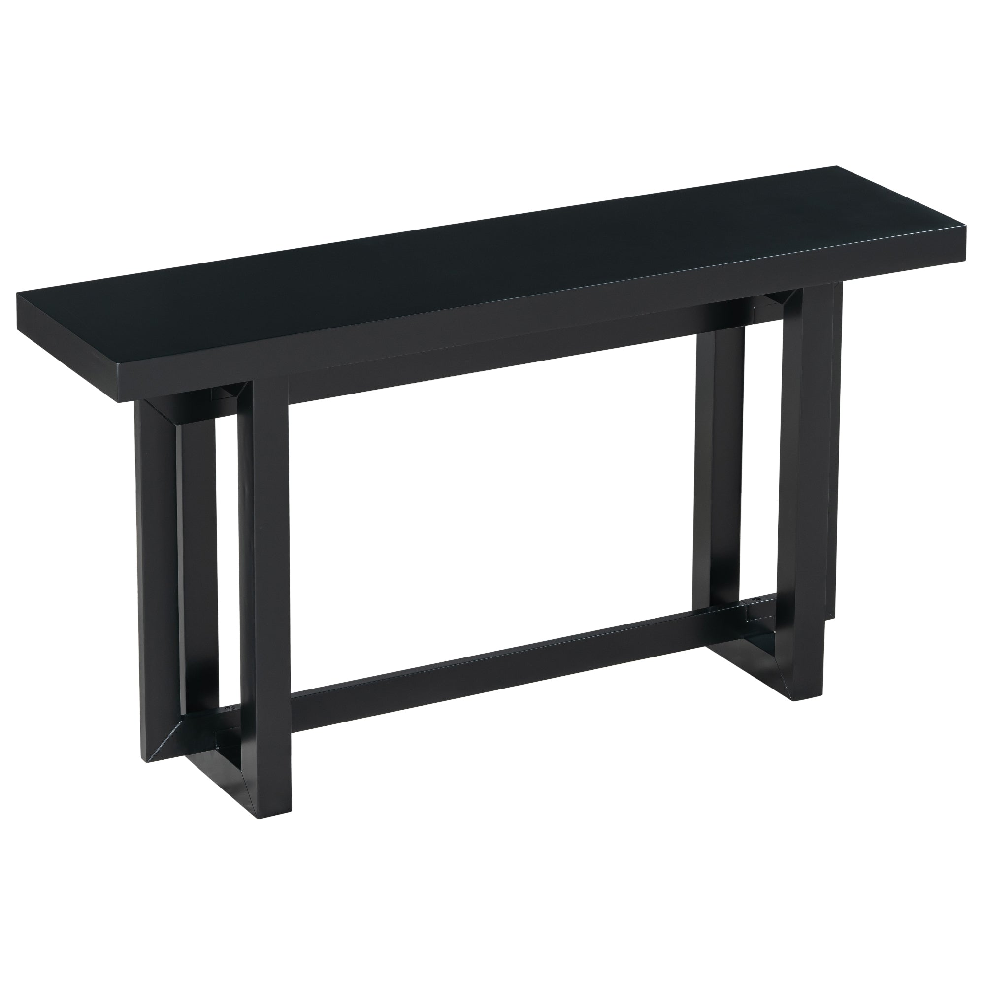32 Inch Solid Wood and MDF Console Table