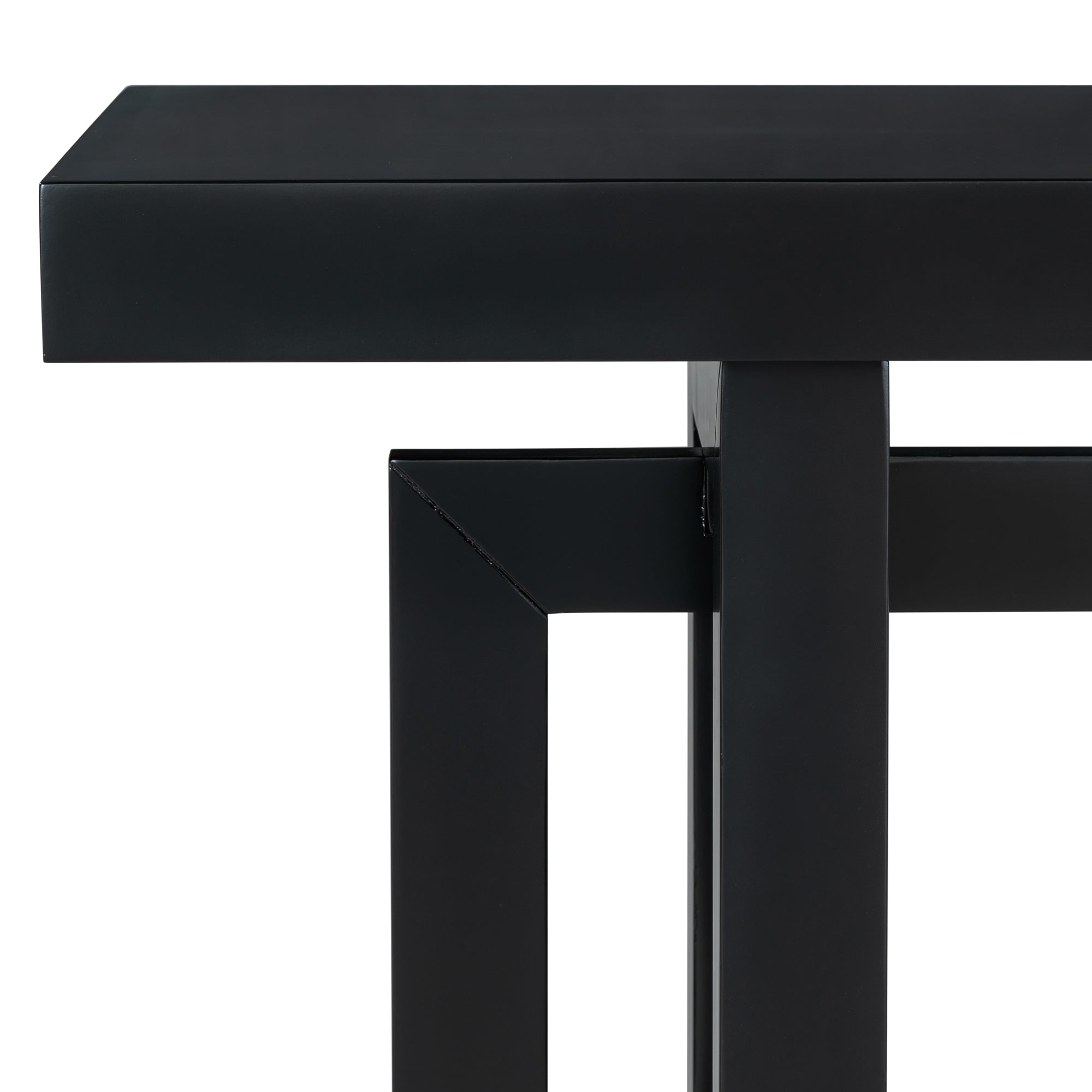 32 Inch Solid Wood and MDF Console Table