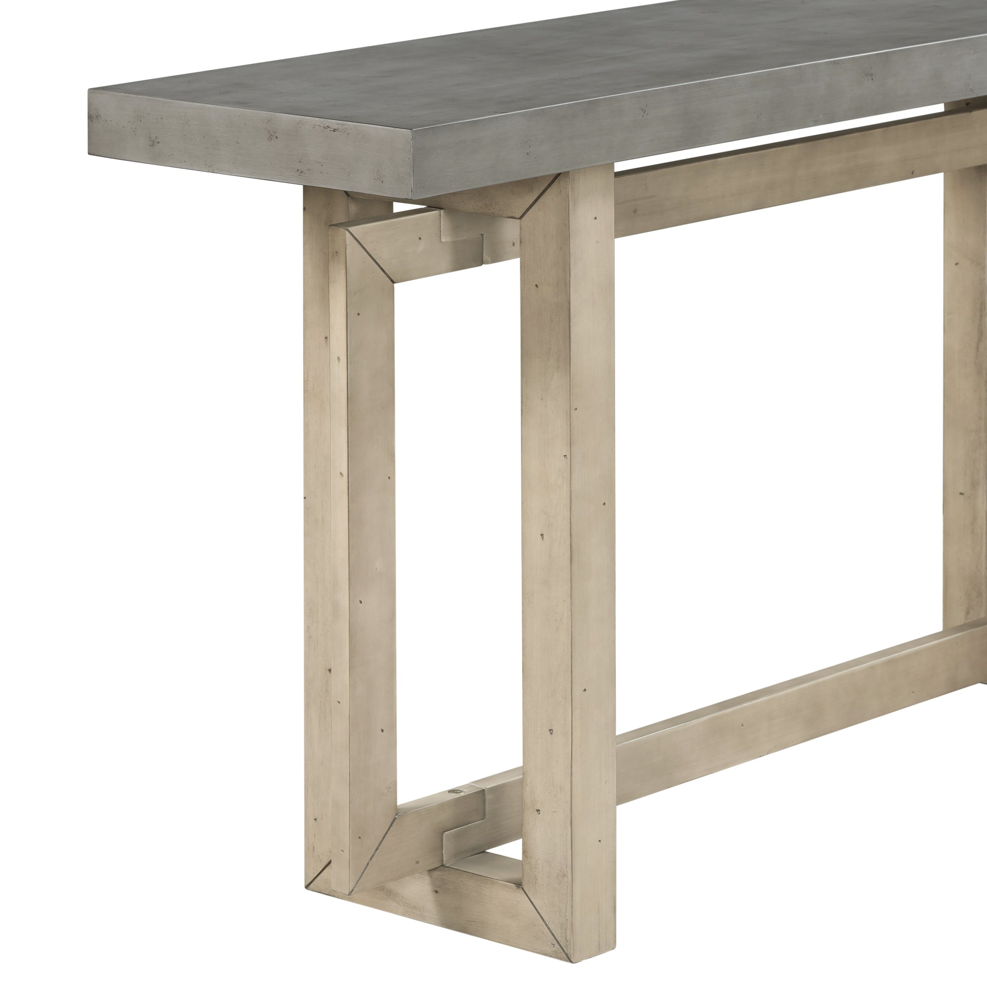 32 Inch Solid Wood and MDF Console Table