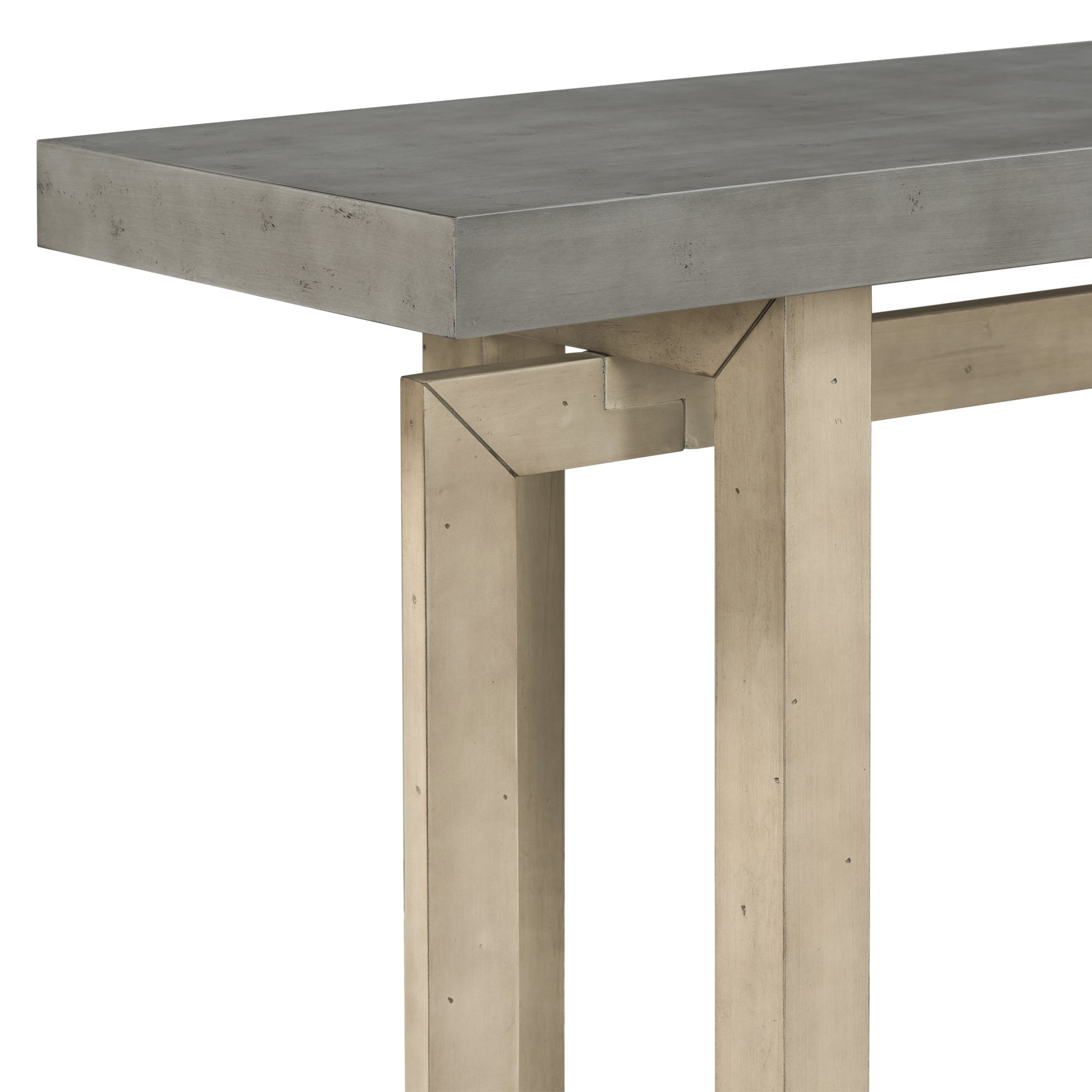 32 Inch Solid Wood and MDF Console Table