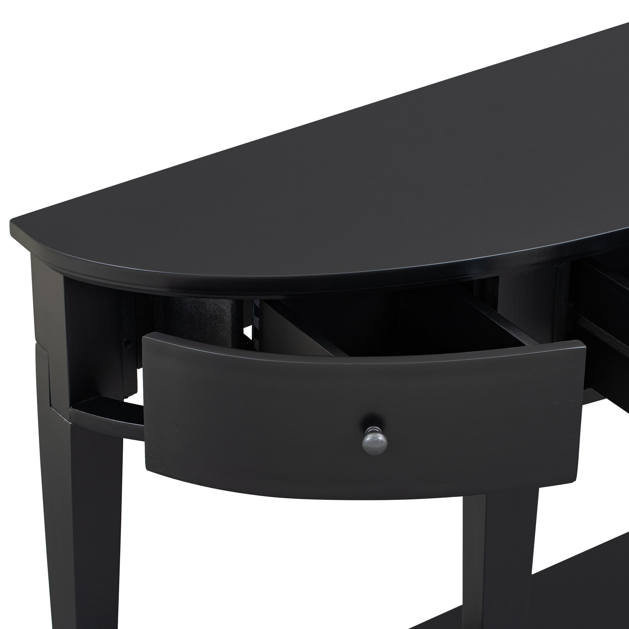 51 Inch Solid Wood and MDF Console Table with 3 Drawers and 1 Shelf