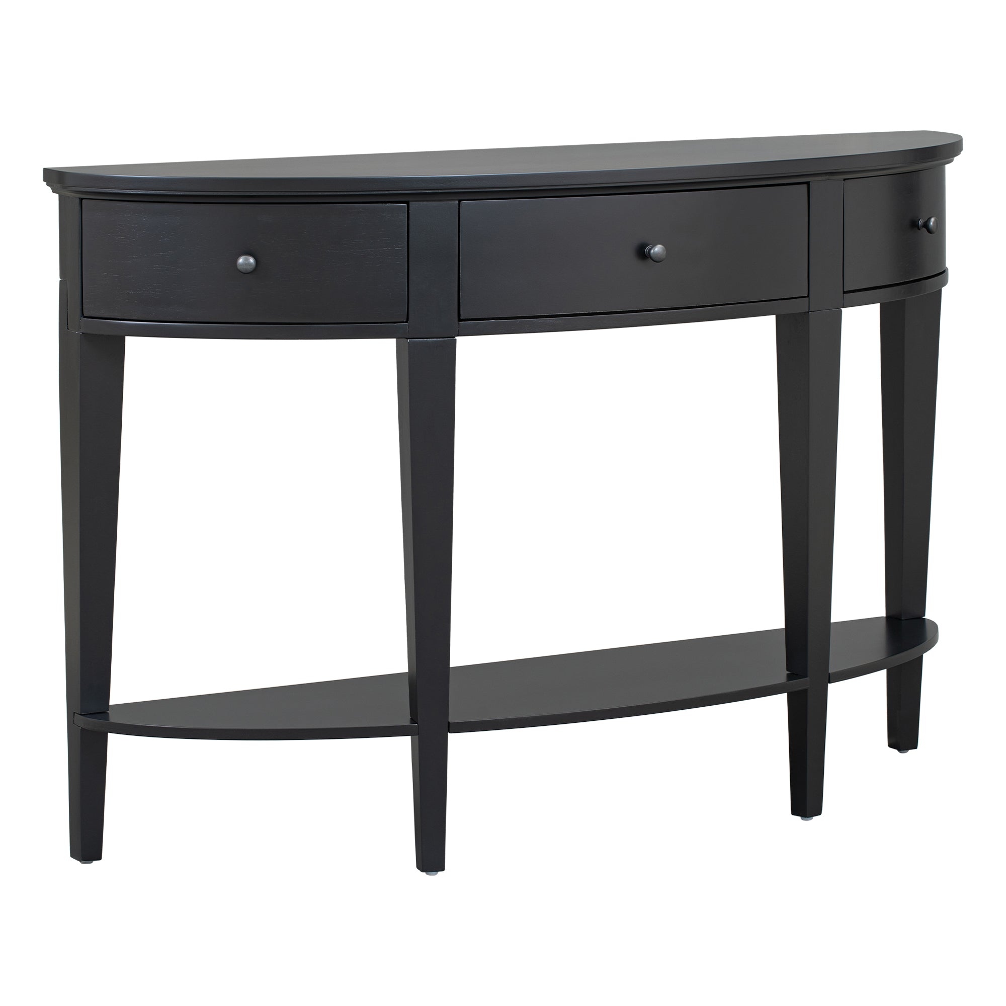 51 Inch Solid Wood and MDF Console Table with 3 Drawers and 1 Shelf