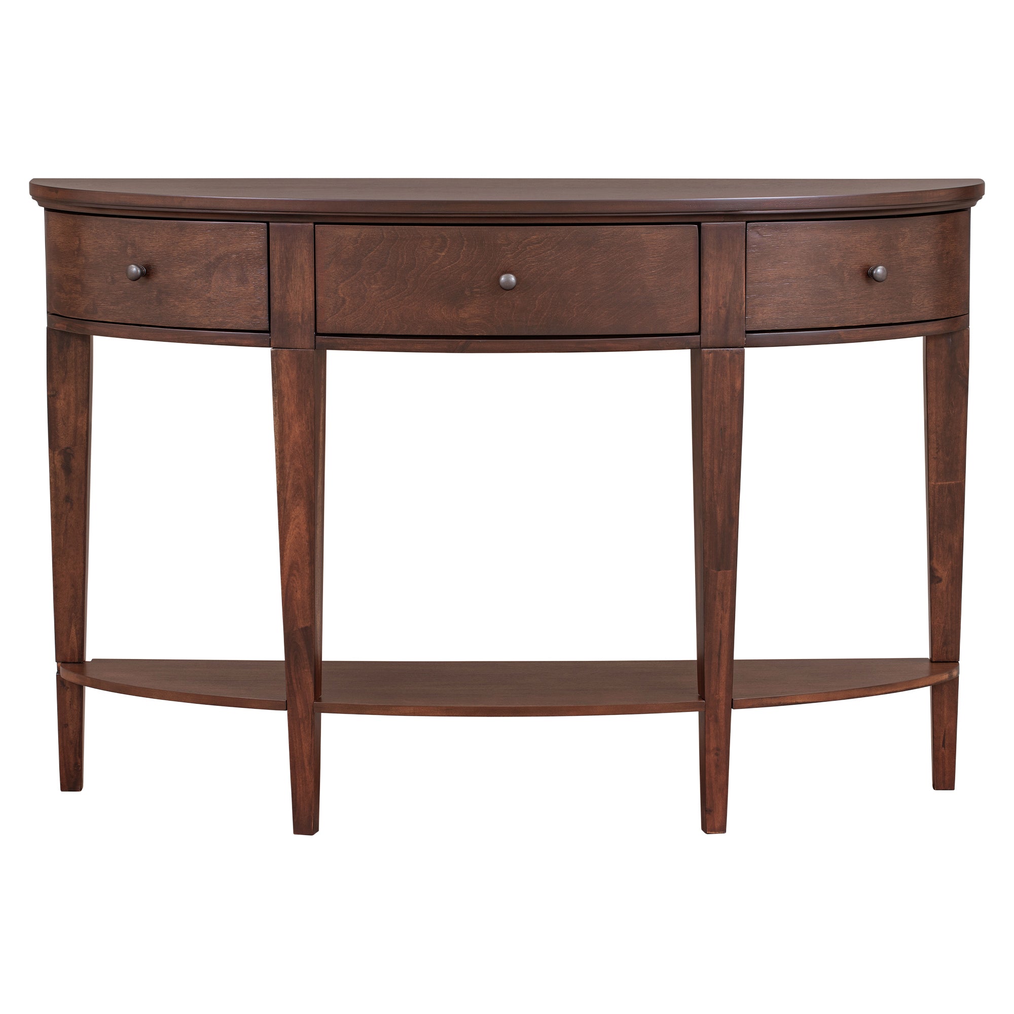51 Inch Solid Wood and MDF Console Table with 3 Drawers and 1 Shelf