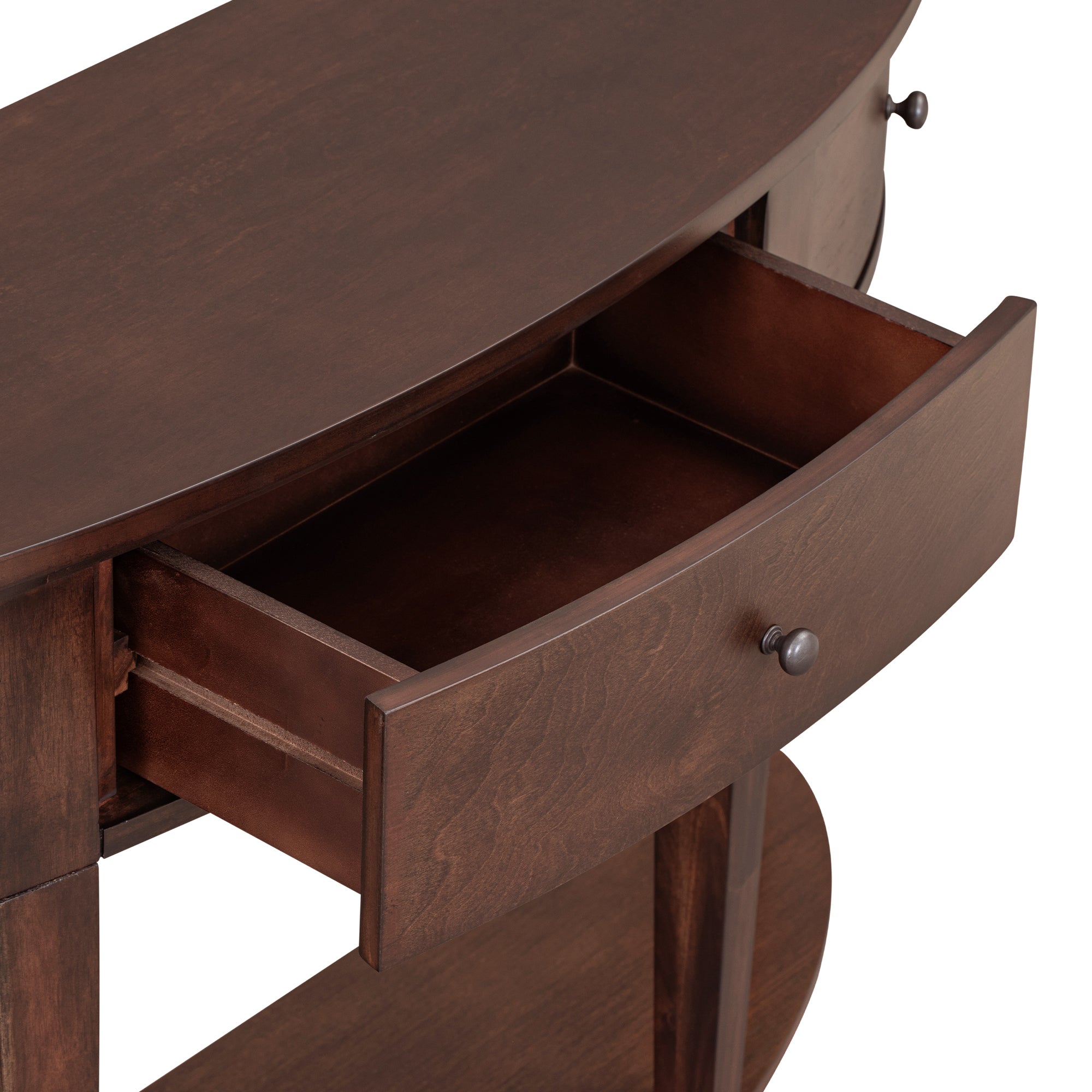 51 Inch Solid Wood and MDF Console Table with 3 Drawers and 1 Shelf