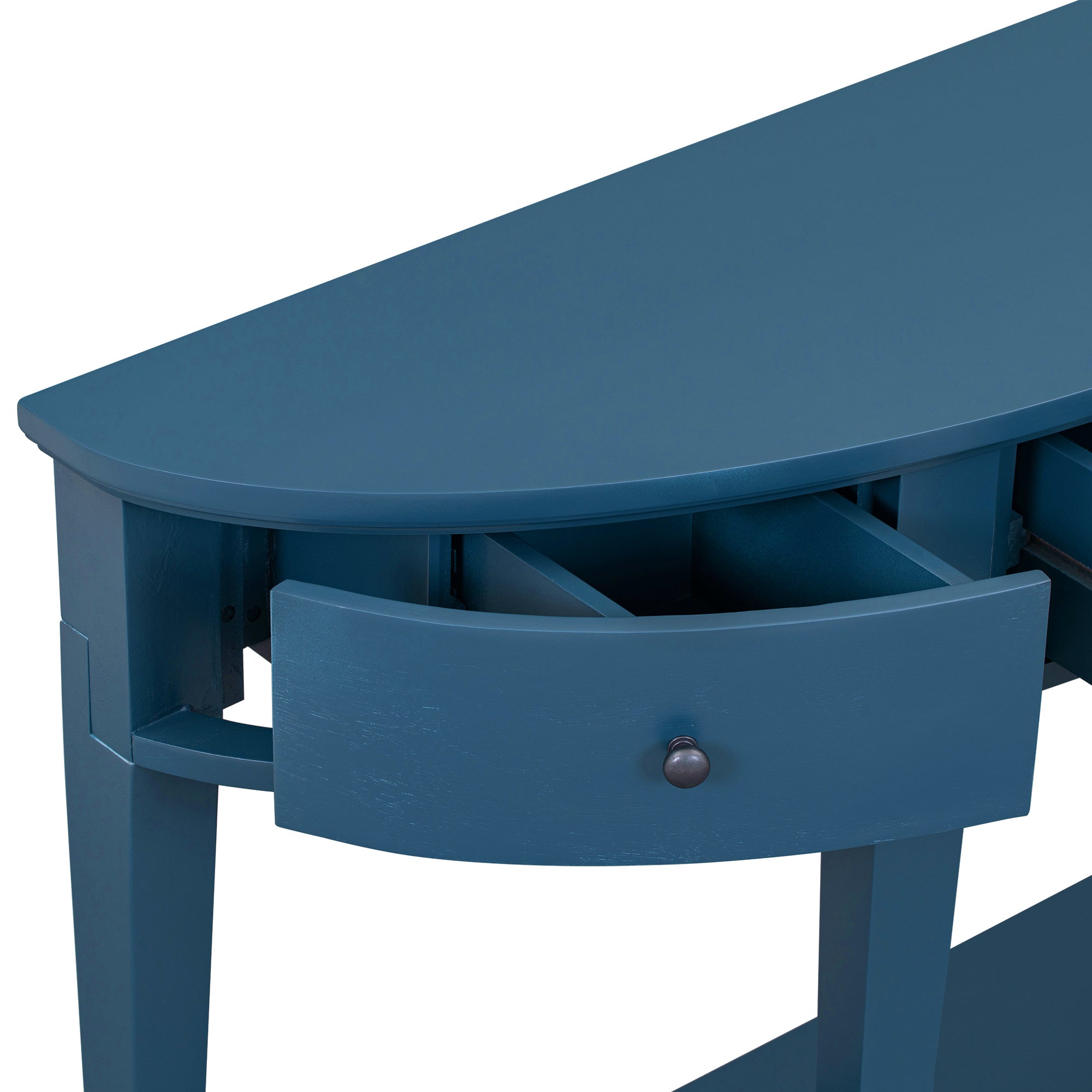 51 Inch Solid Wood and MDF Console Table with 3 Drawers and 1 Shelf