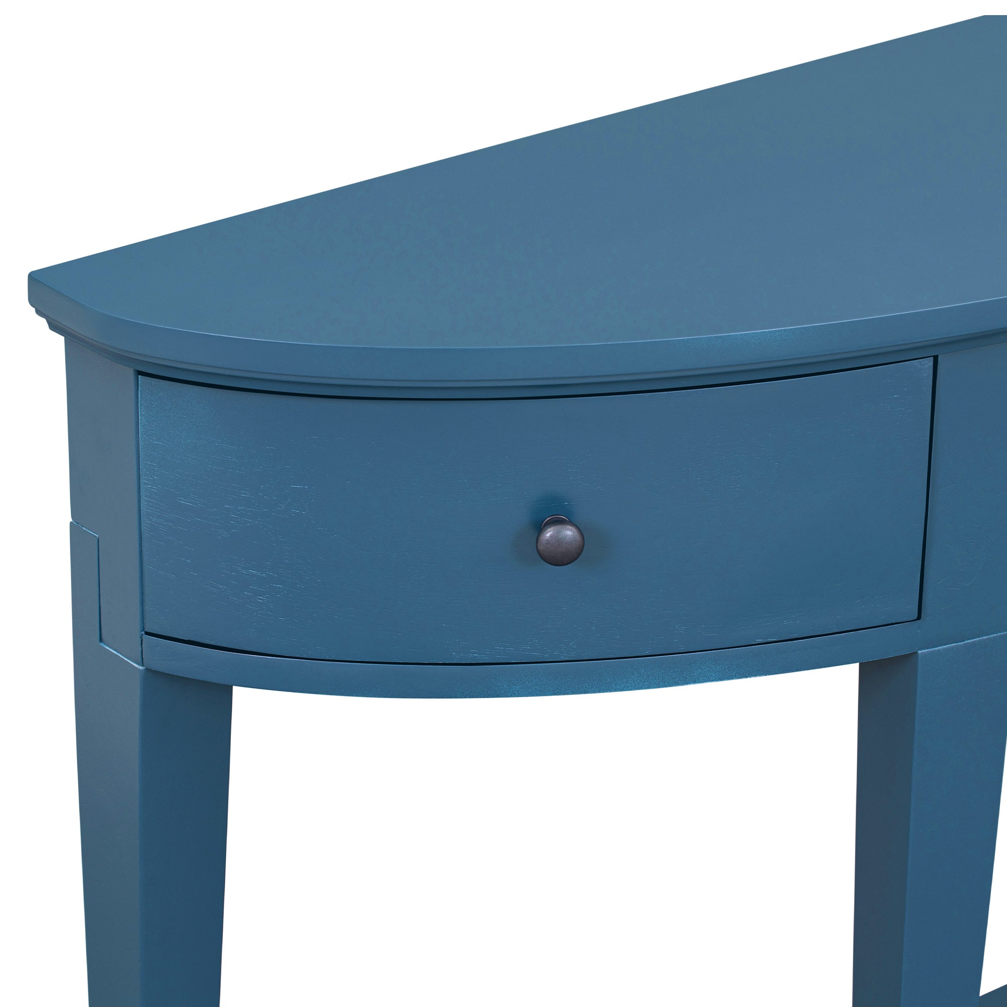 51 Inch Solid Wood and MDF Console Table with 3 Drawers and 1 Shelf