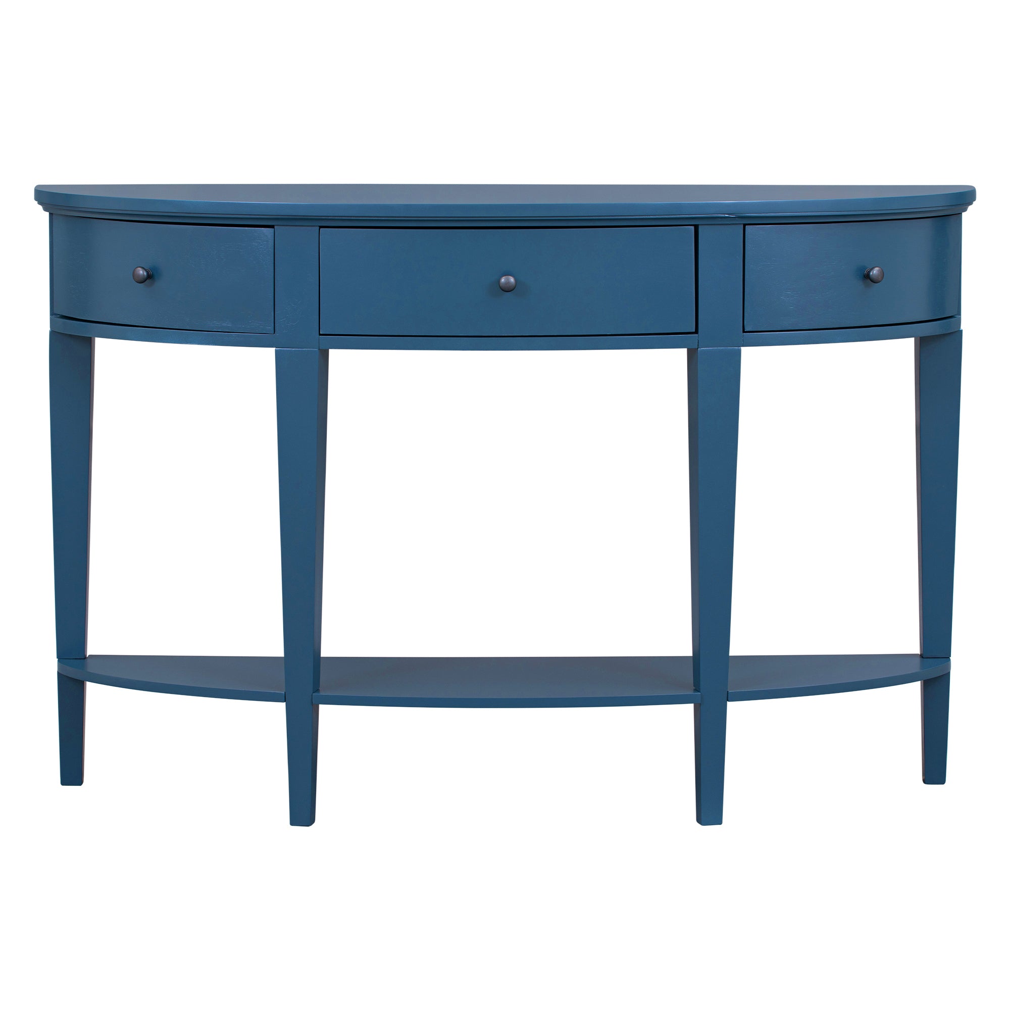 51 Inch Solid Wood and MDF Console Table with 3 Drawers and 1 Shelf