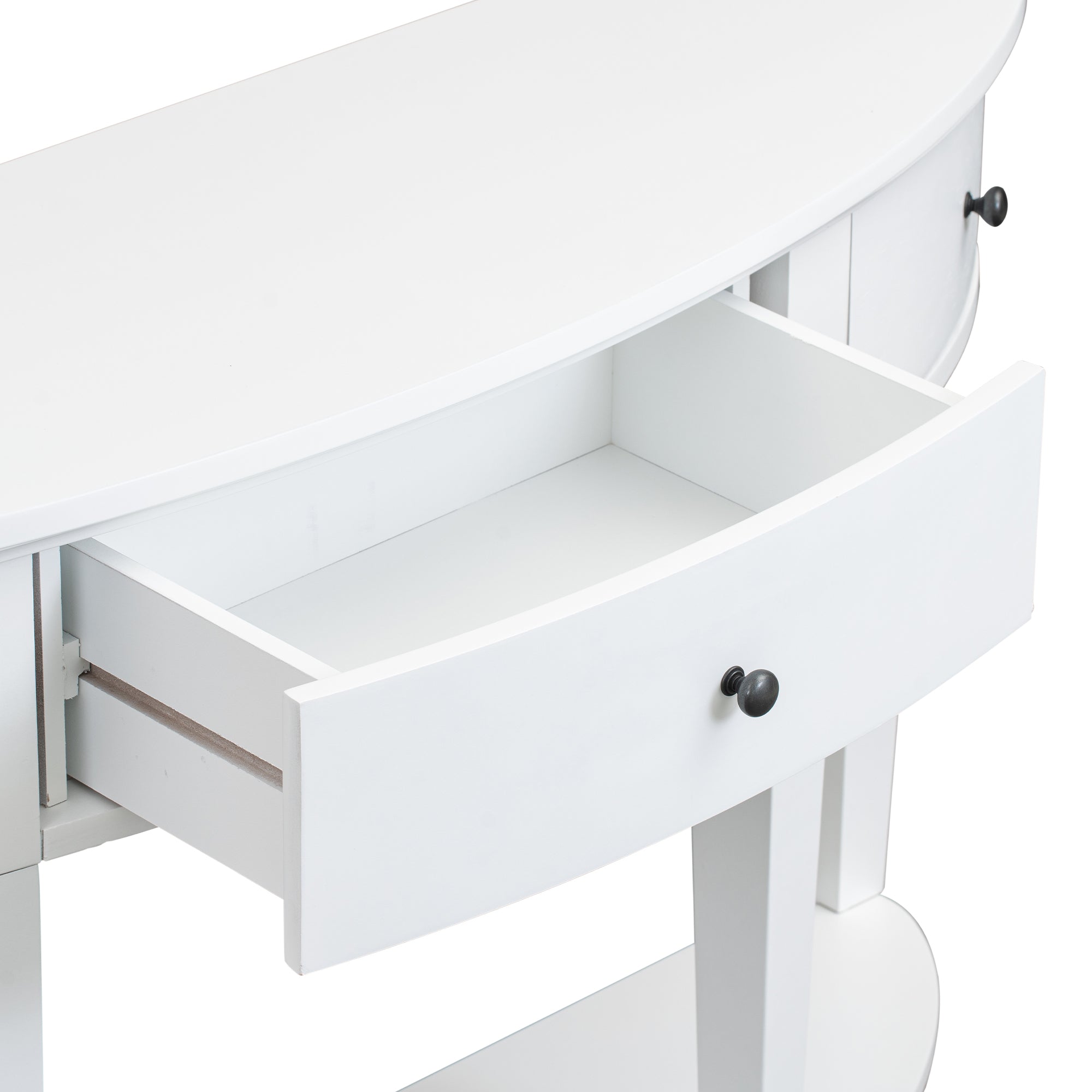 51 Inch Solid Wood and MDF Console Table with 3 Drawers and 1 Shelf