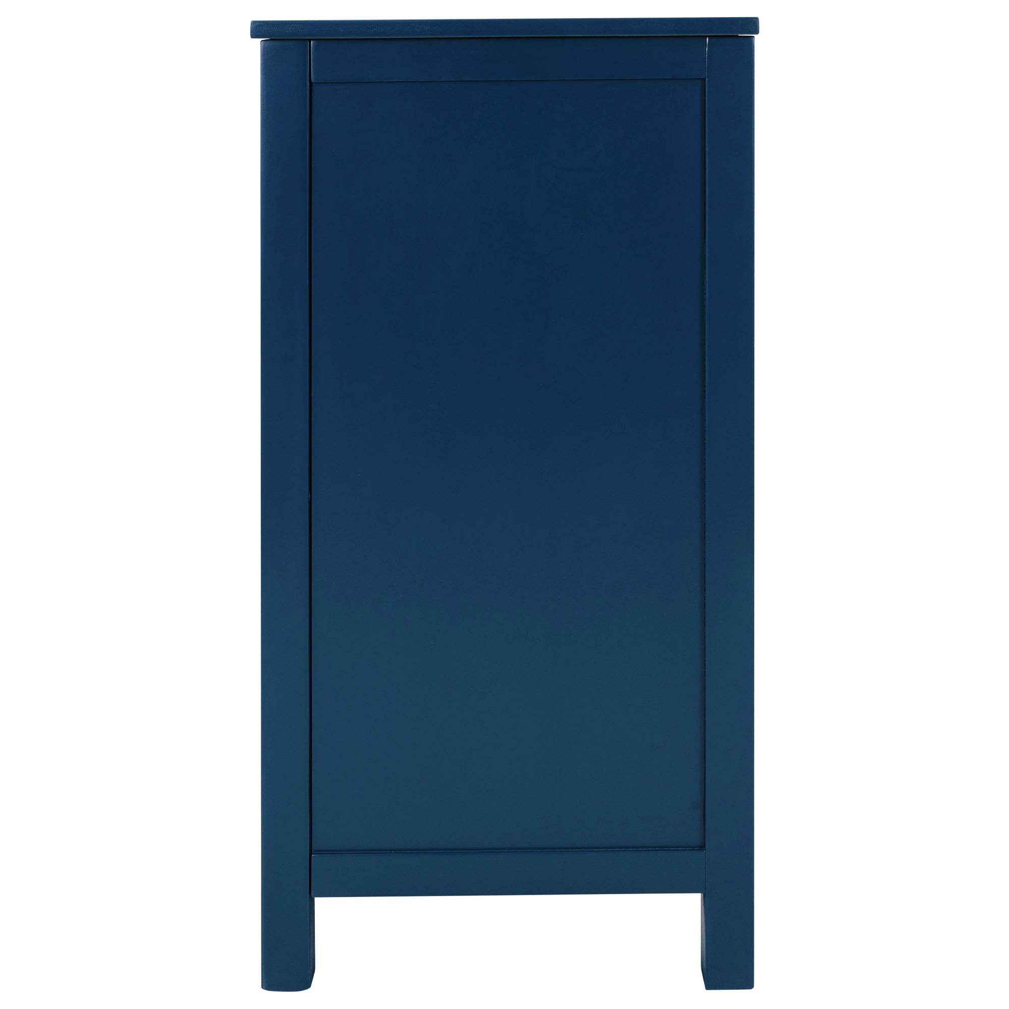 32" Tall MDF Console Table with Doors and Adjustable Shelf