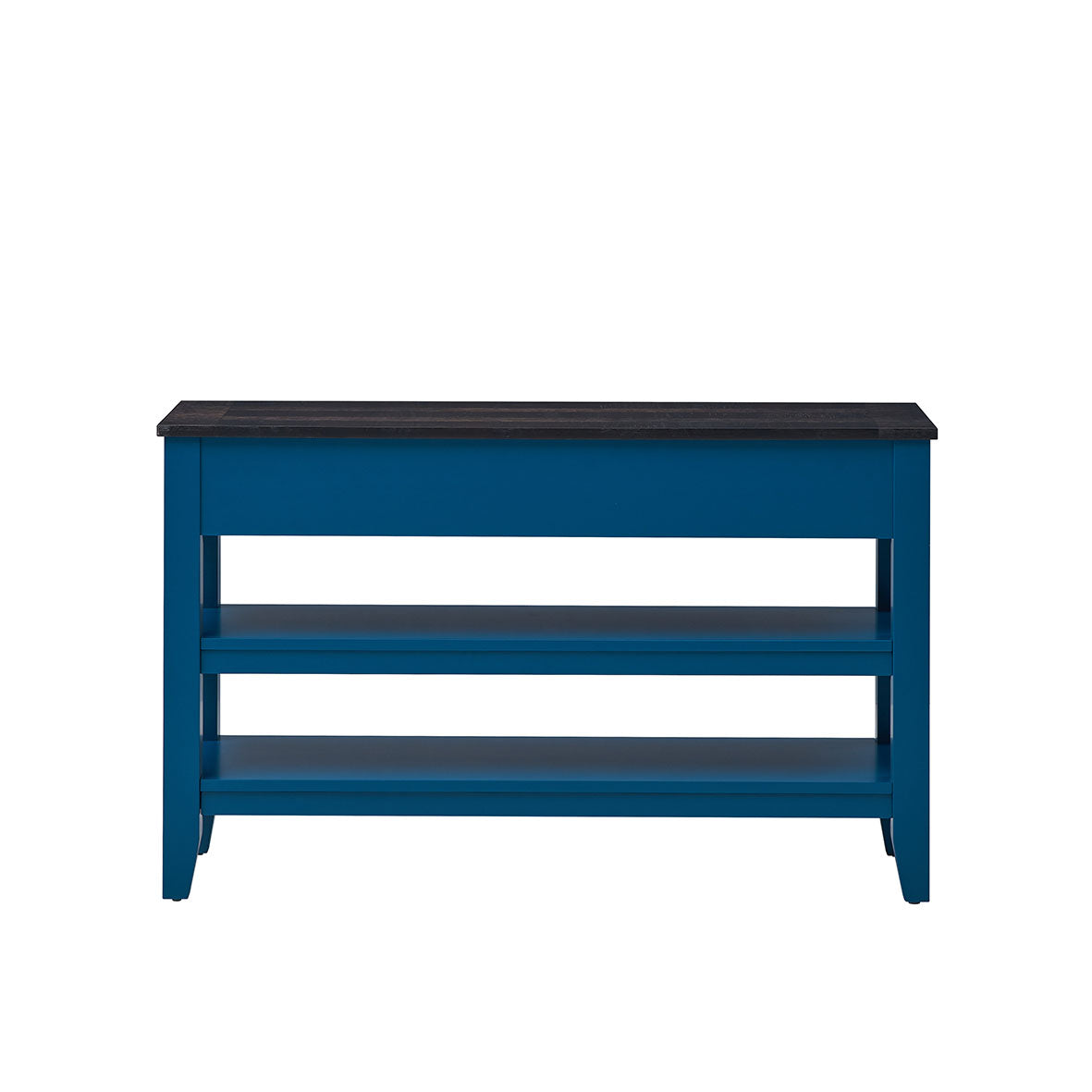 49 Inch Solid Wood and MDF Console Table with 3 Drawers and 2 Shelves